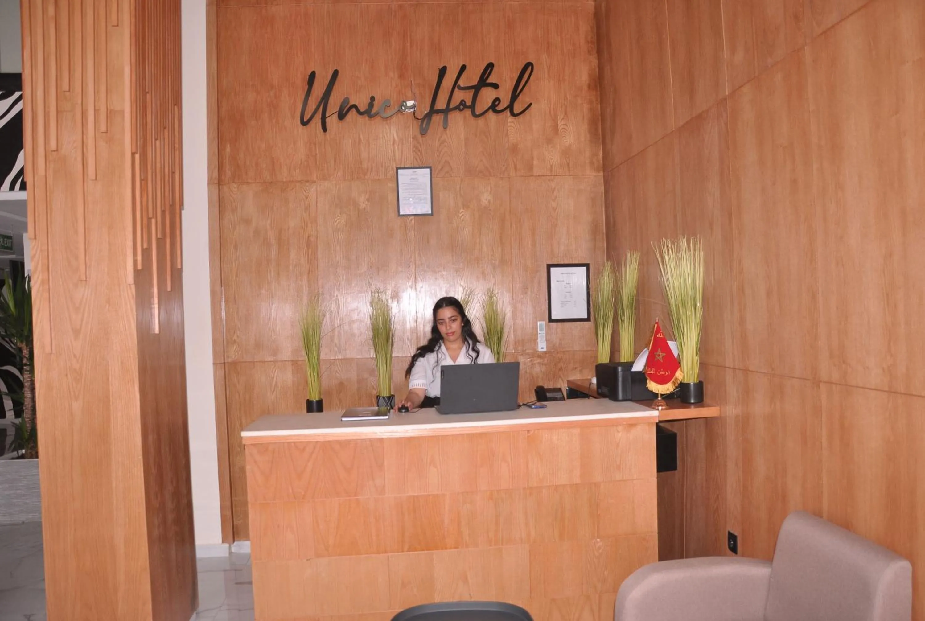 Lobby or reception in Unico Hotel Maarif