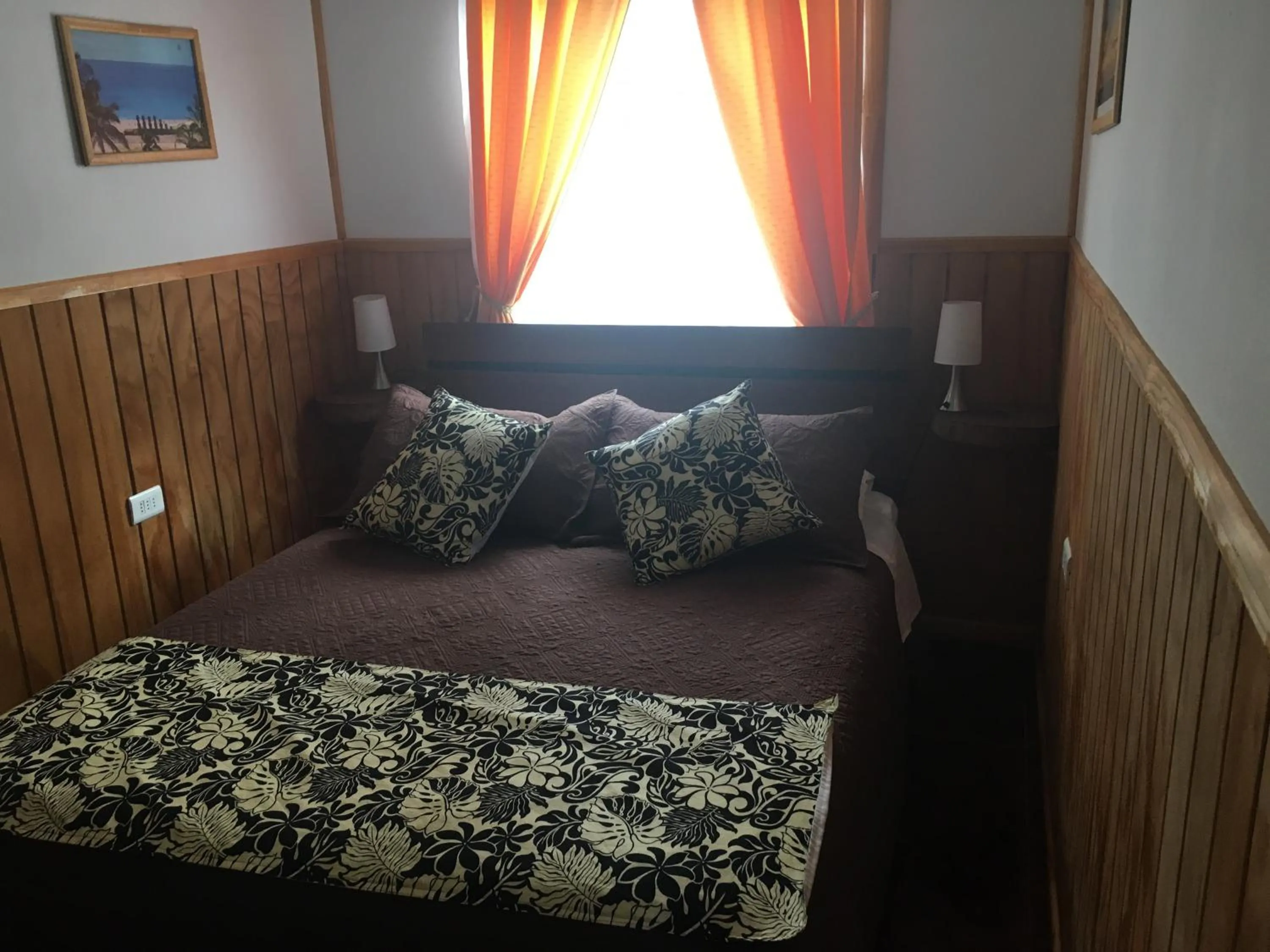 Bed in Cabañas Henua Iti