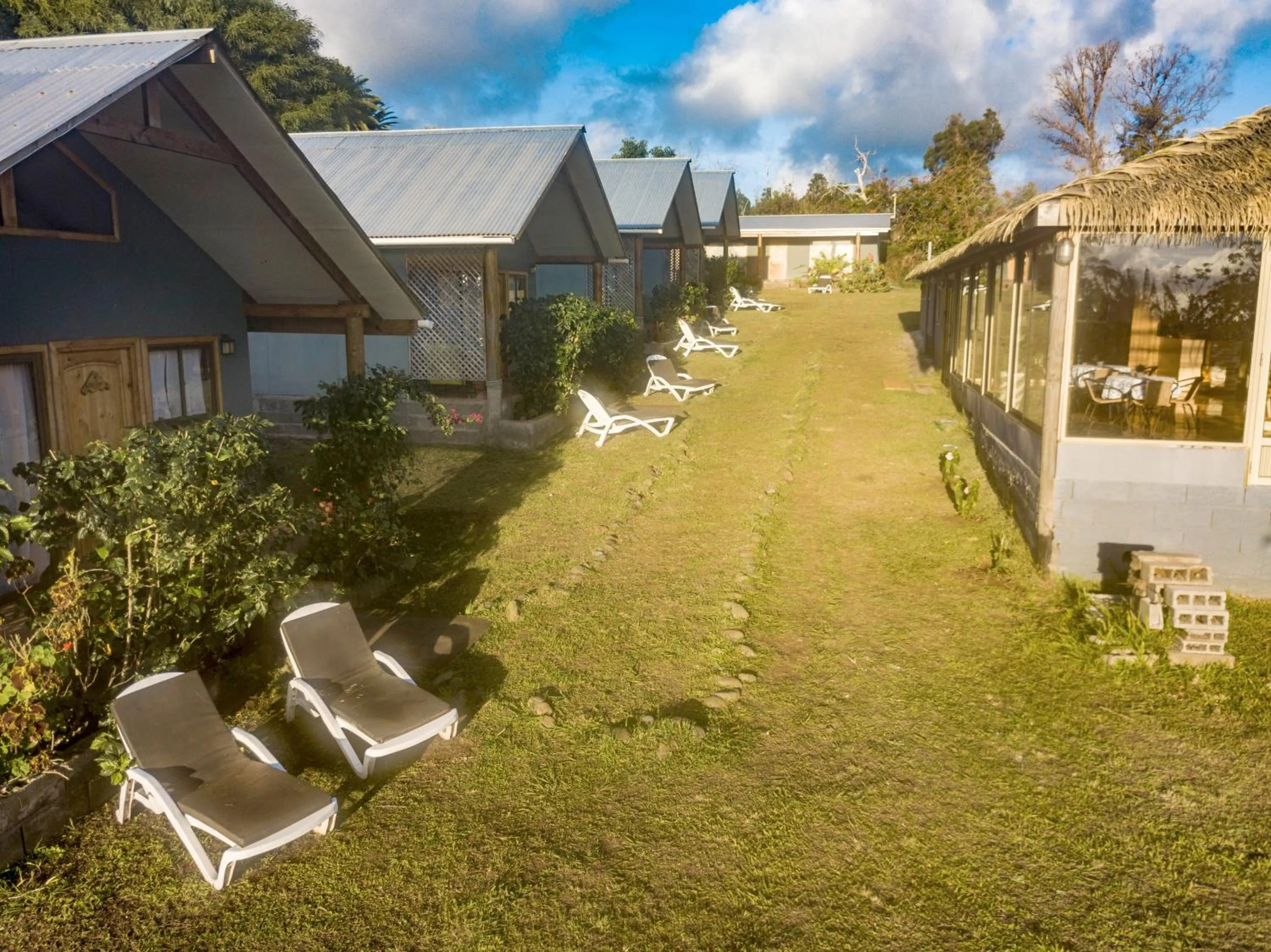 Patio in Cabañas Henua Iti