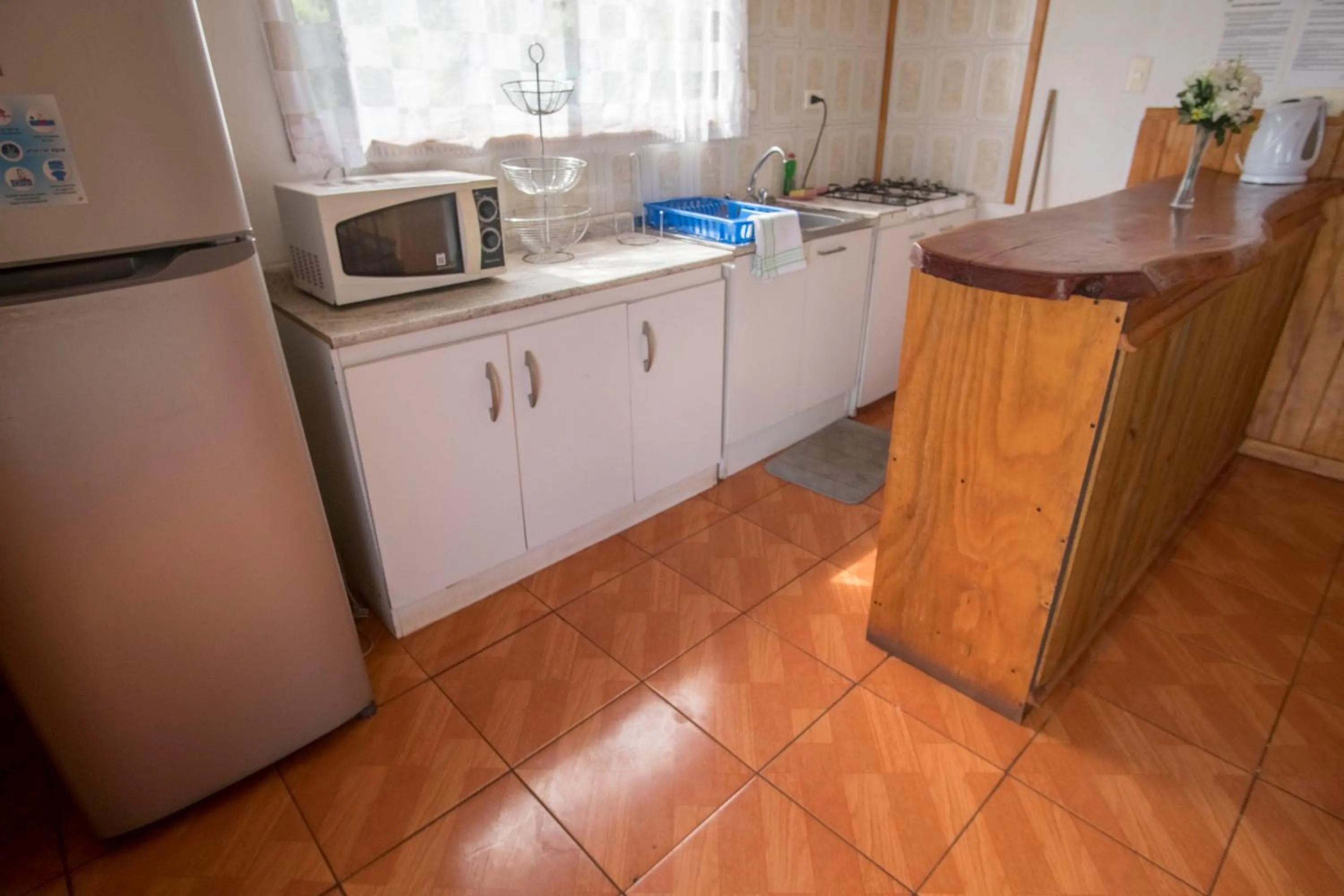 Kitchen or kitchenette in Cabañas Henua Iti