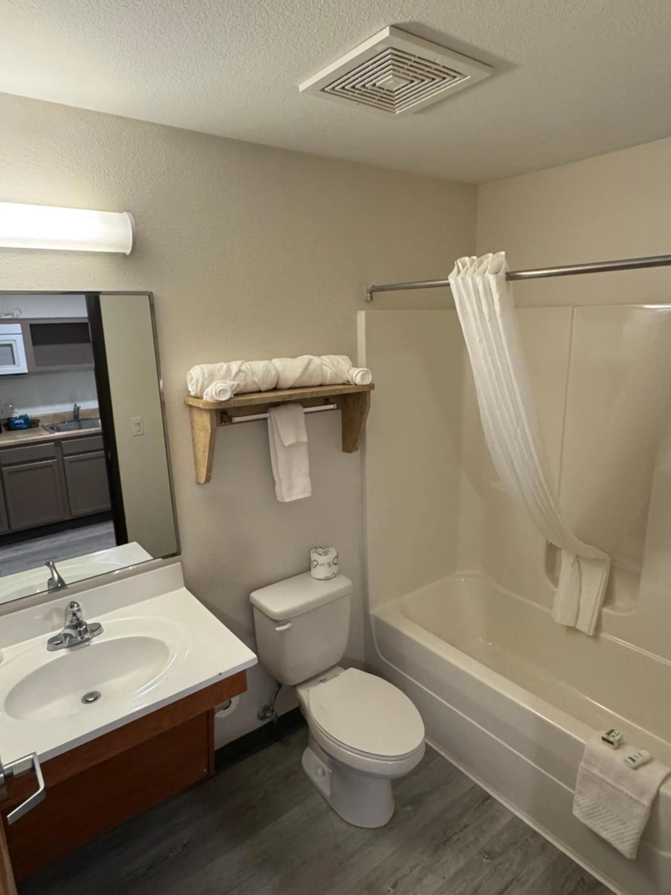 Bathroom in Baymont by Wyndham Dickinson