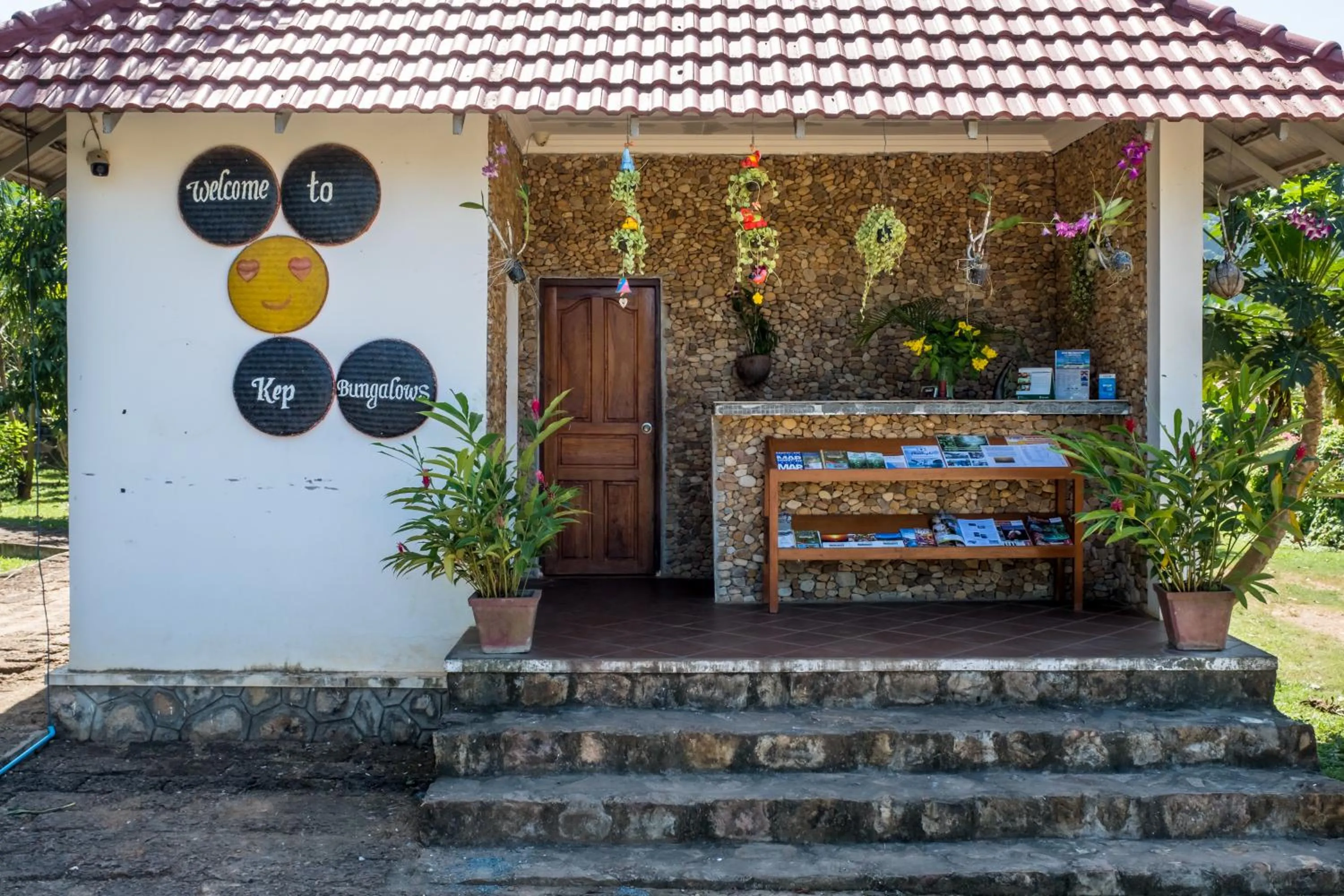 Facade/entrance in Kep Bungalows