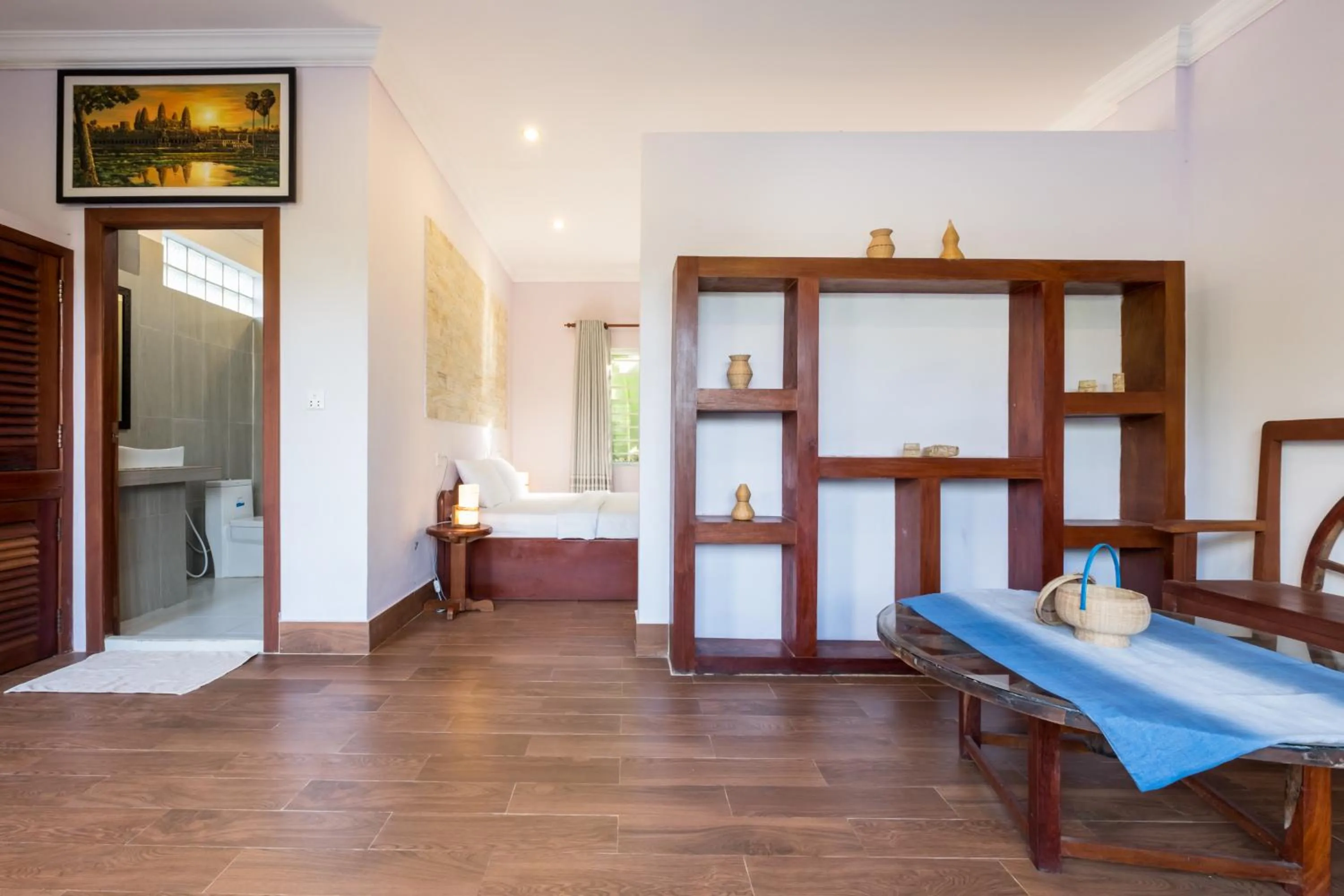 Living room in Kep Bungalows