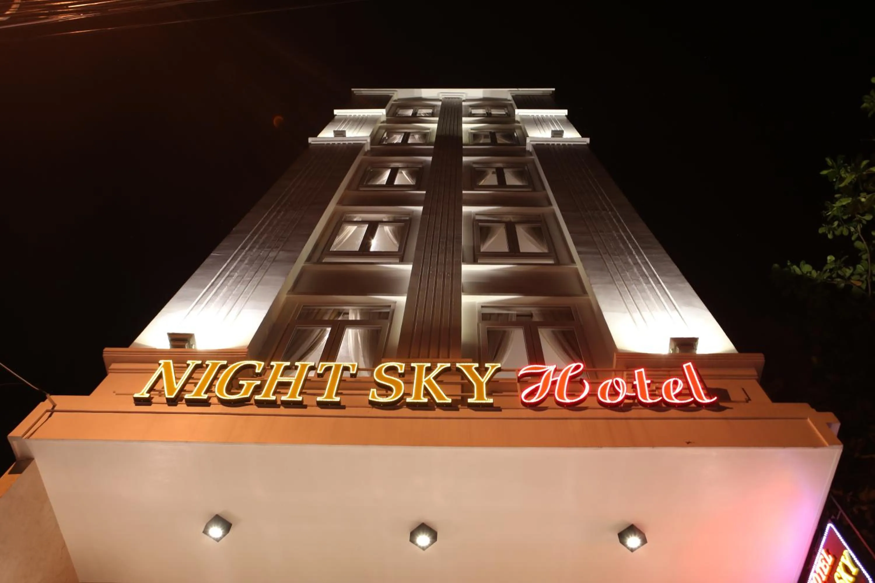 Facade/entrance in Night Sky Hotel