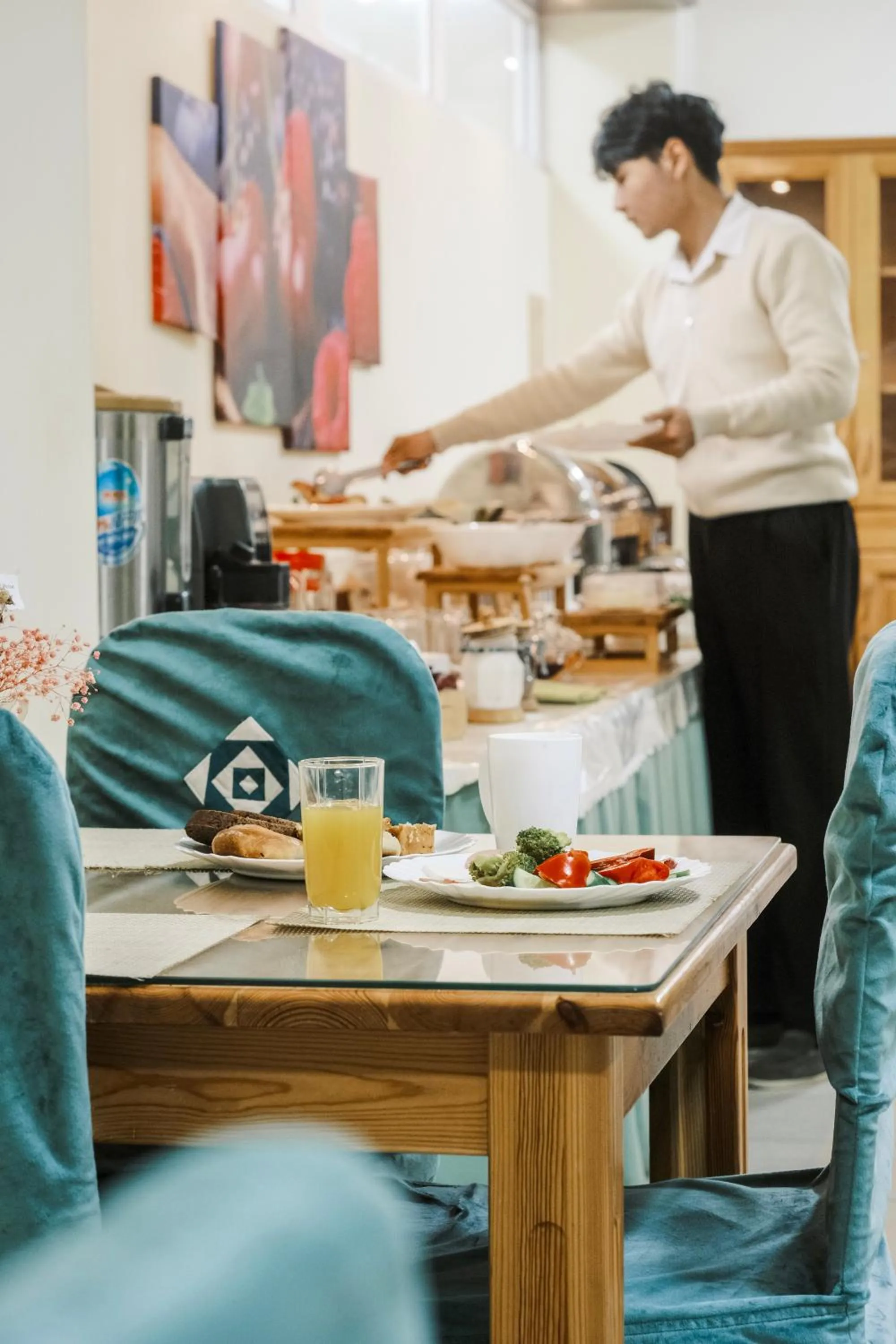 Breakfast in TES Hotel