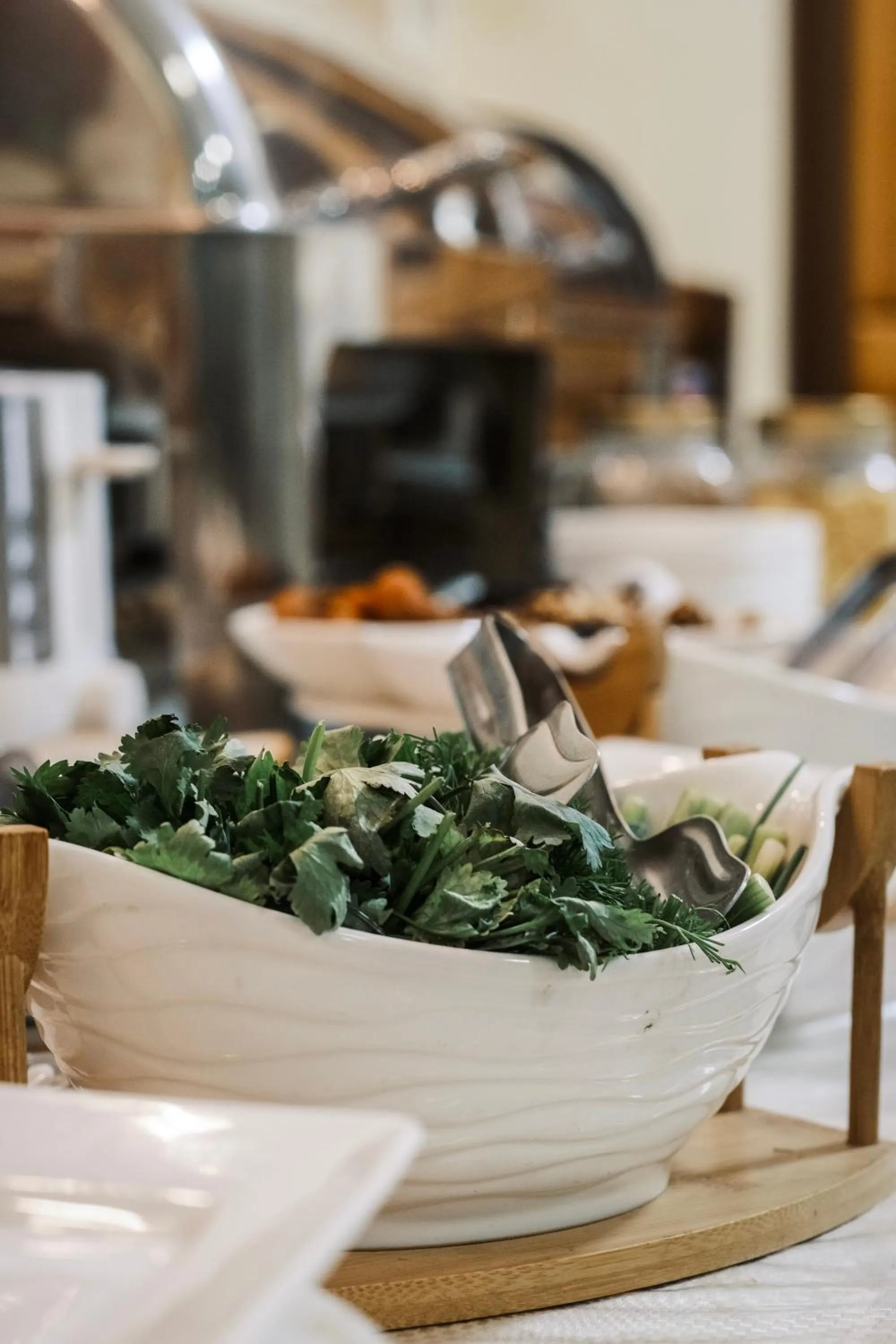 Buffet breakfast in TES Hotel