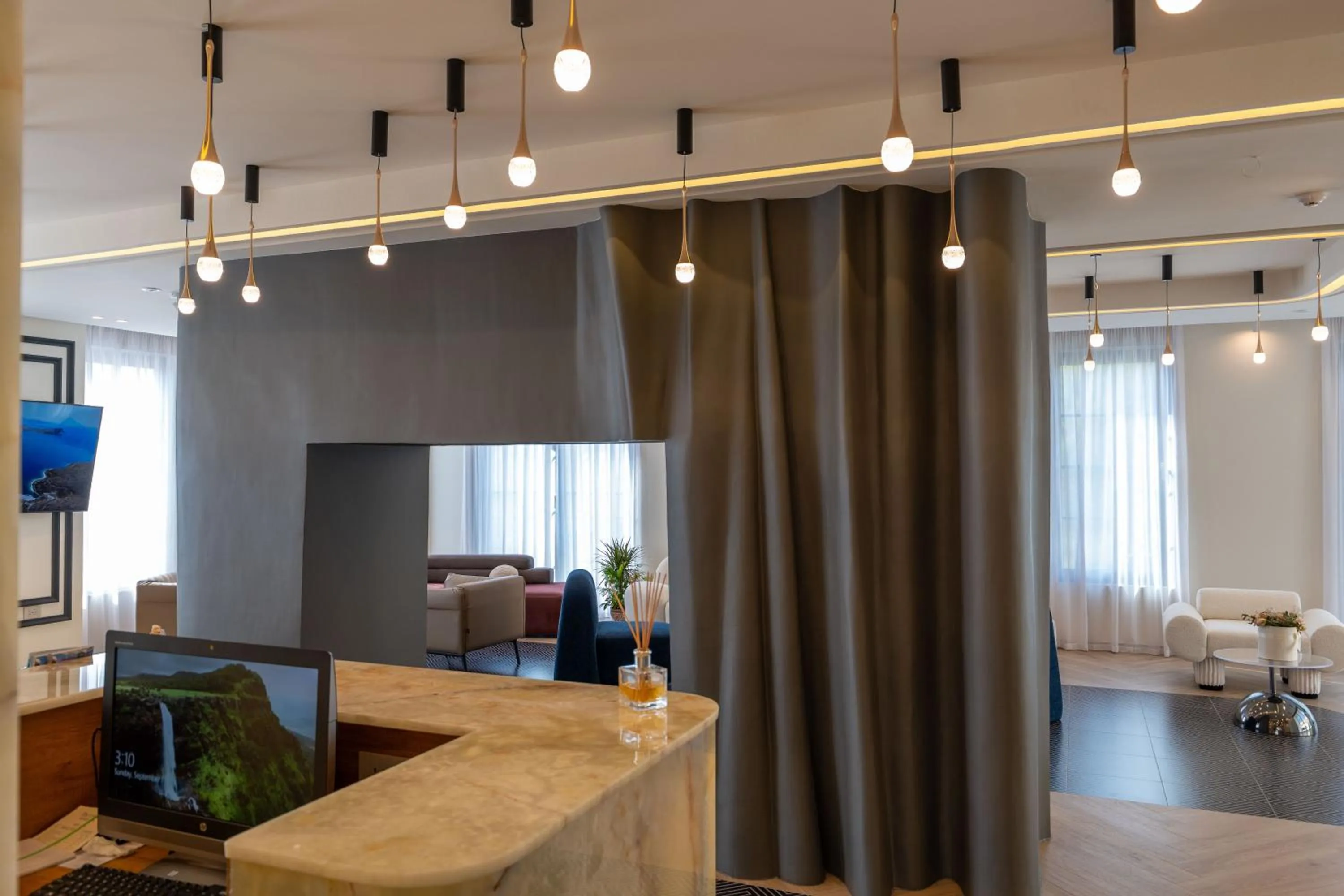 Seating area in The Collector Hotel Boutique