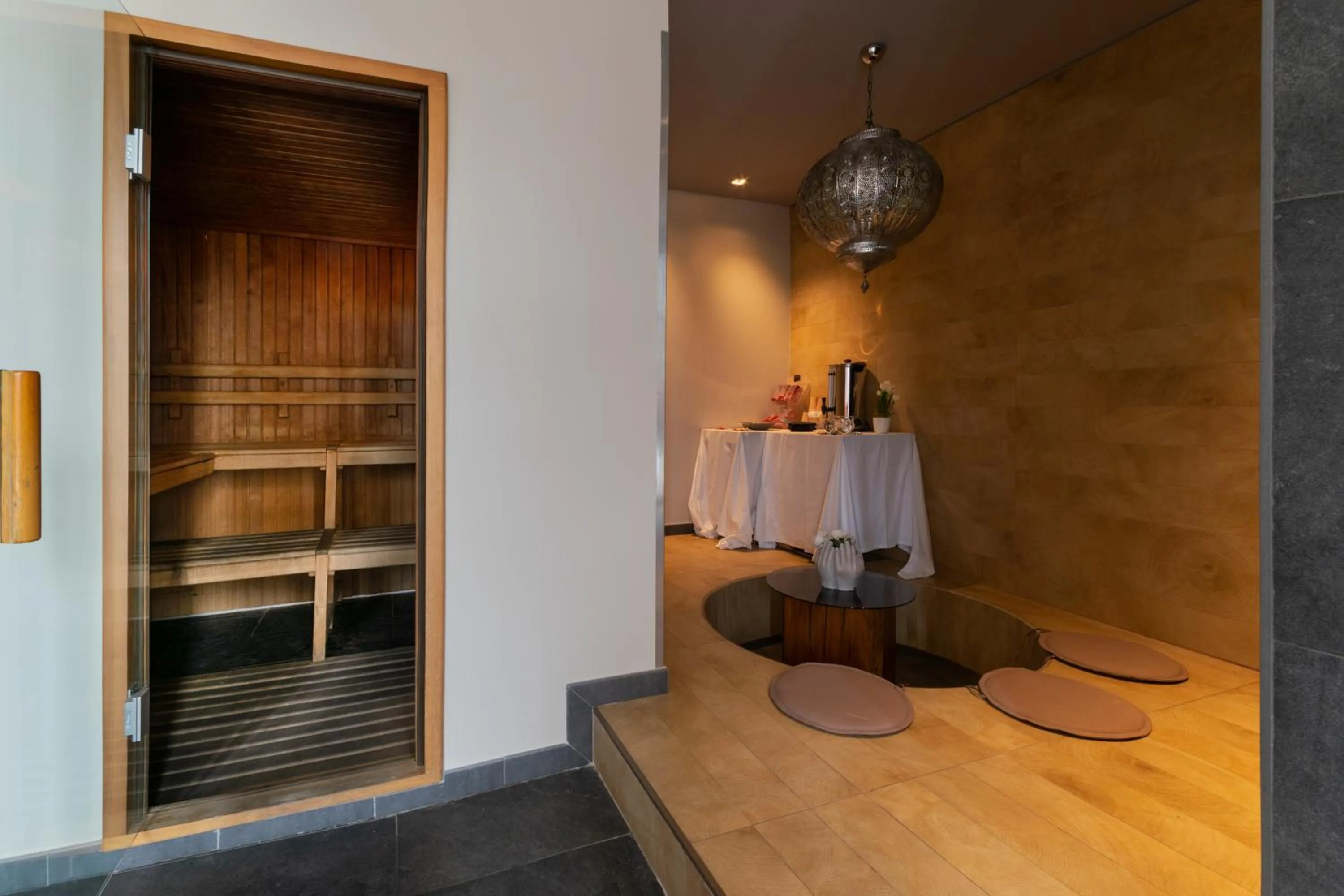 Sauna, Bed in Admiral Park Hotel by Falco D'Oro Hotels