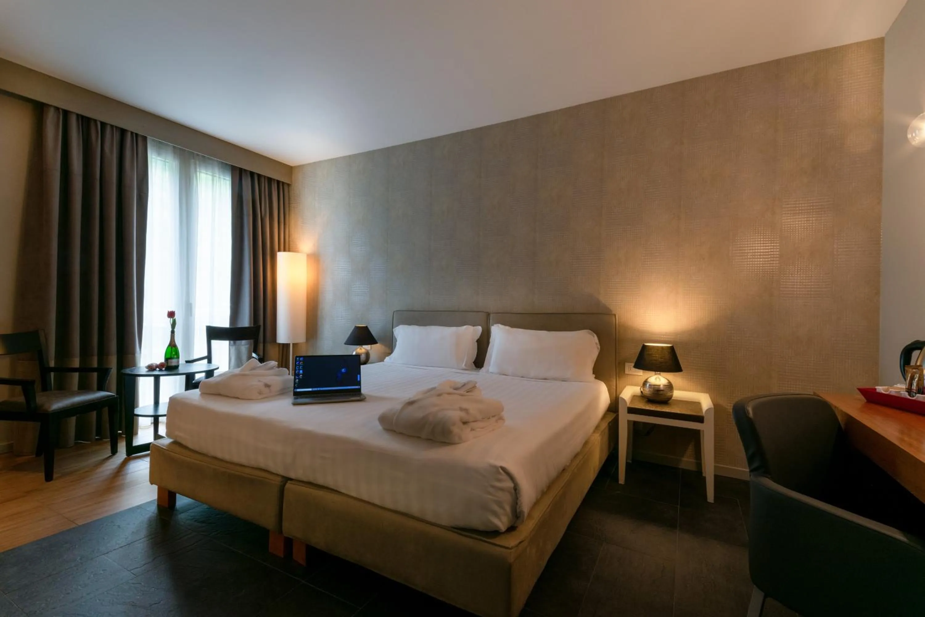 Bed in Admiral Park Hotel by Falco D'Oro Hotels