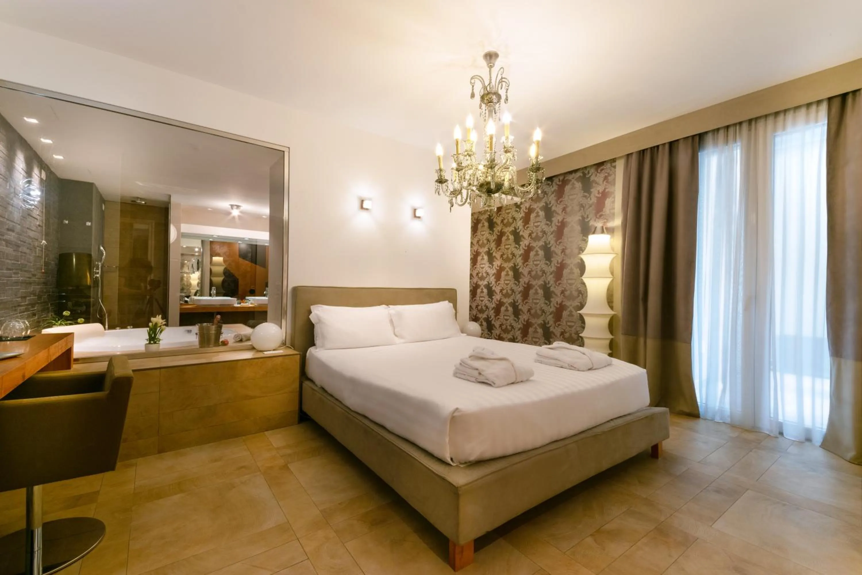 Bed in Admiral Park Hotel by Falco D'Oro Hotels