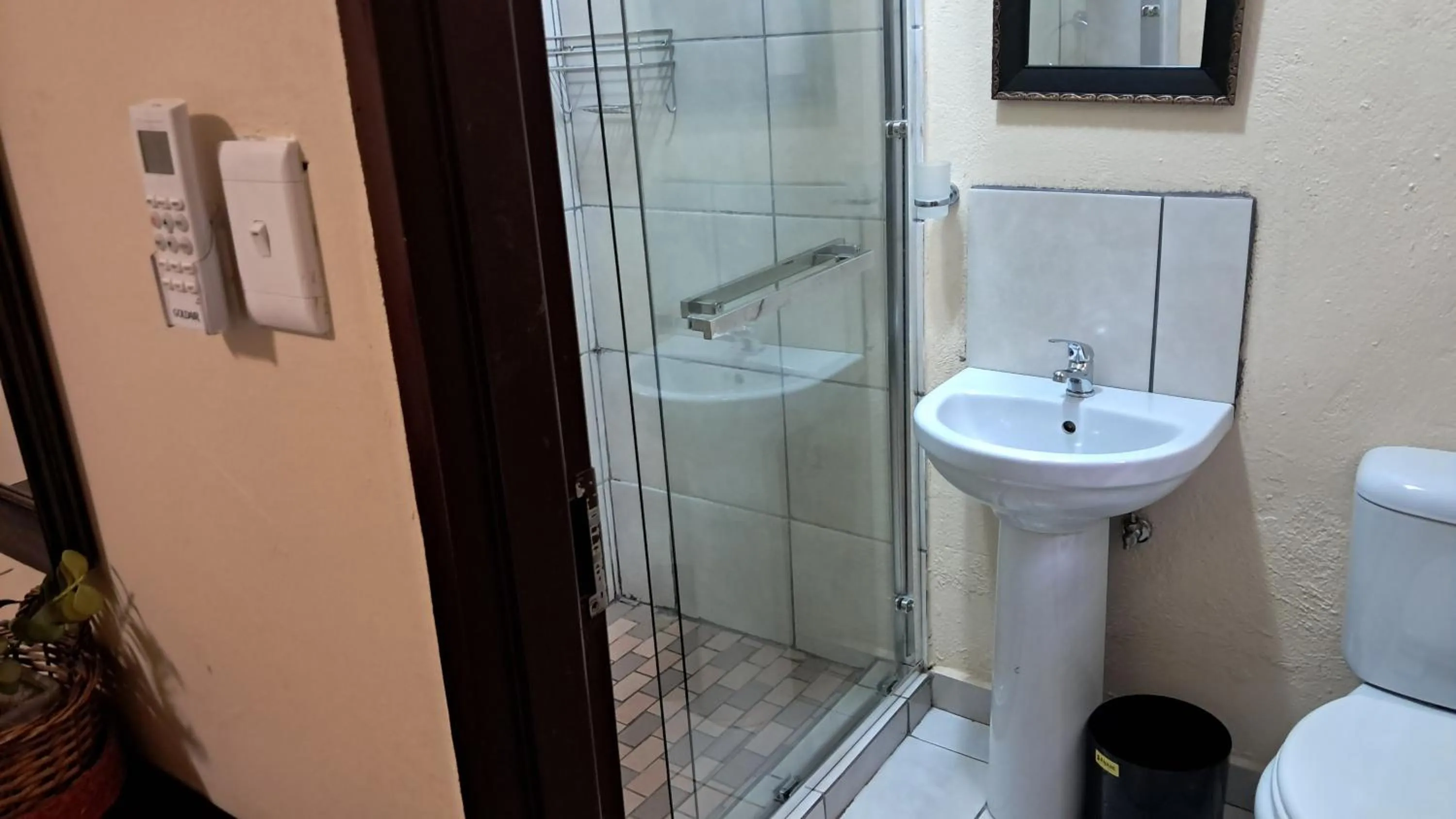 Bathroom in Sand River Cottages