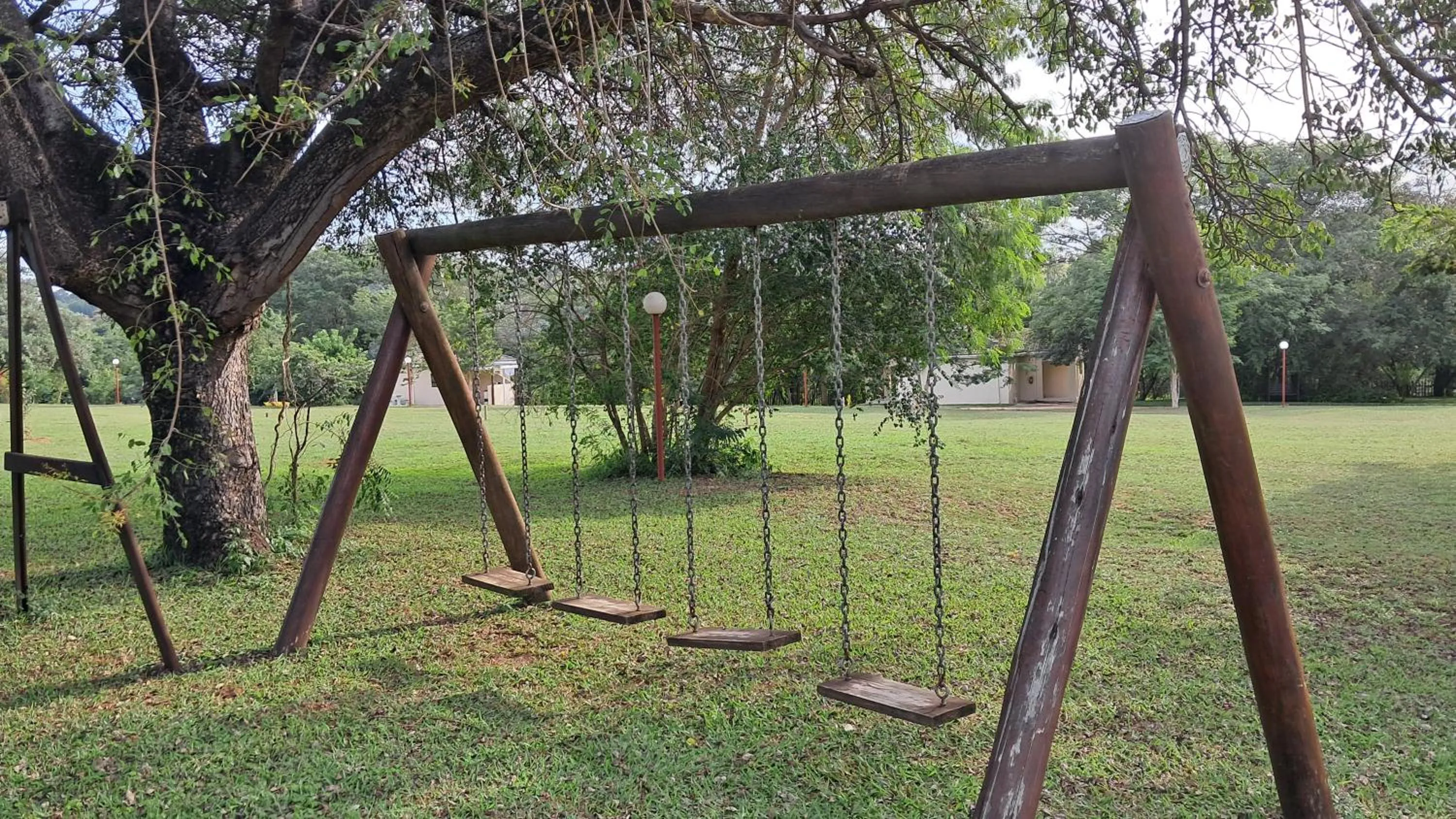 Children play ground in Sand River Cottages