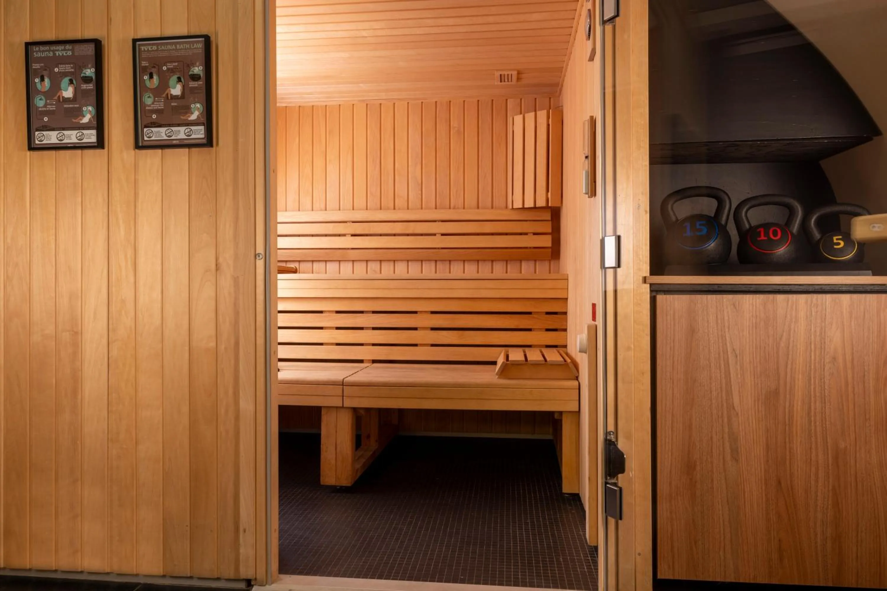 Sauna in Hotel L’Antoine