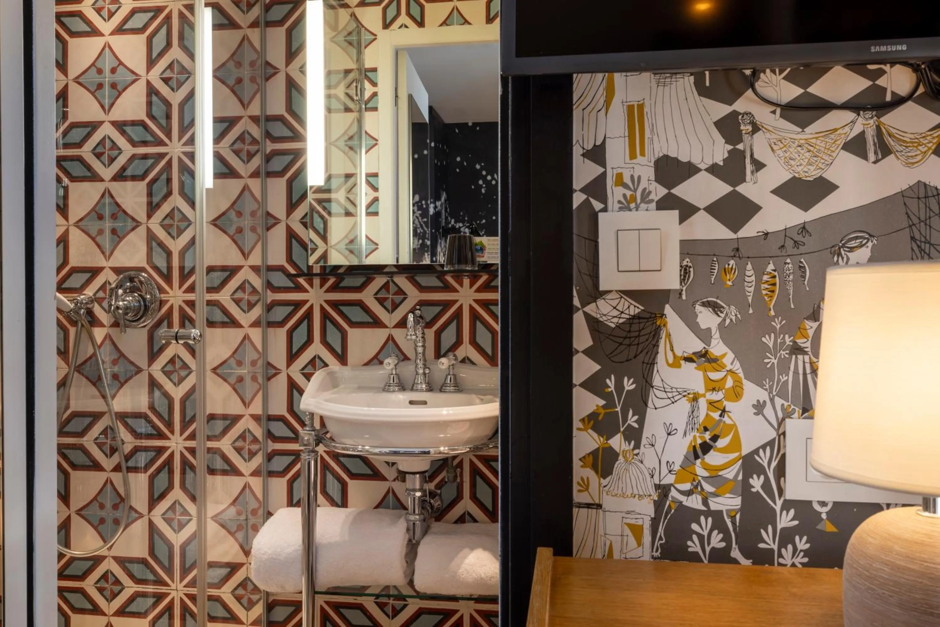 Shower in Hotel L’Antoine