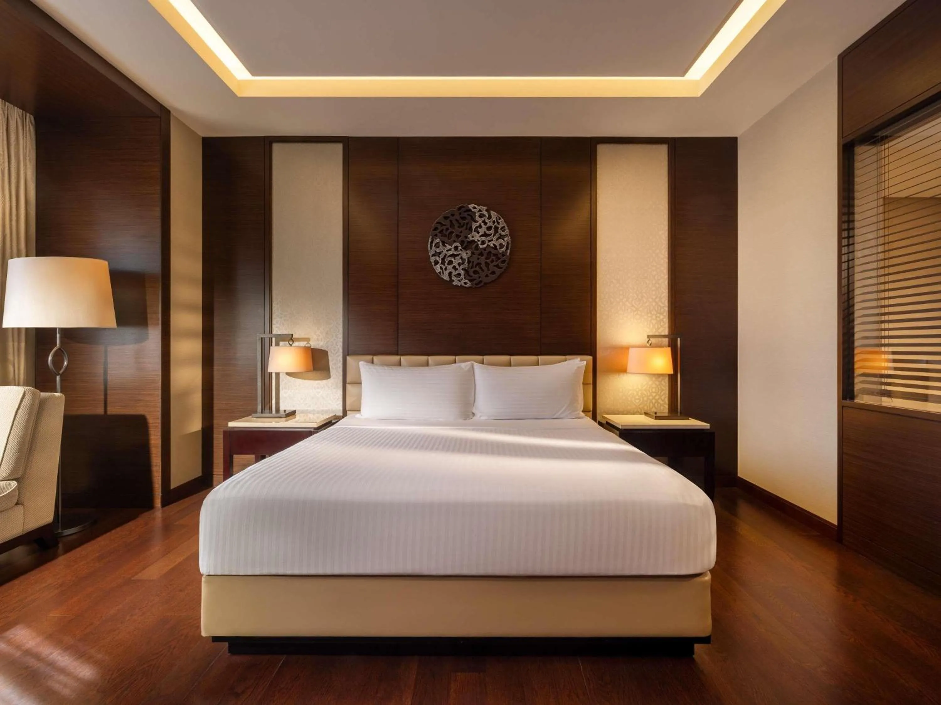 Bedroom, Bed in Fairmont Jakarta