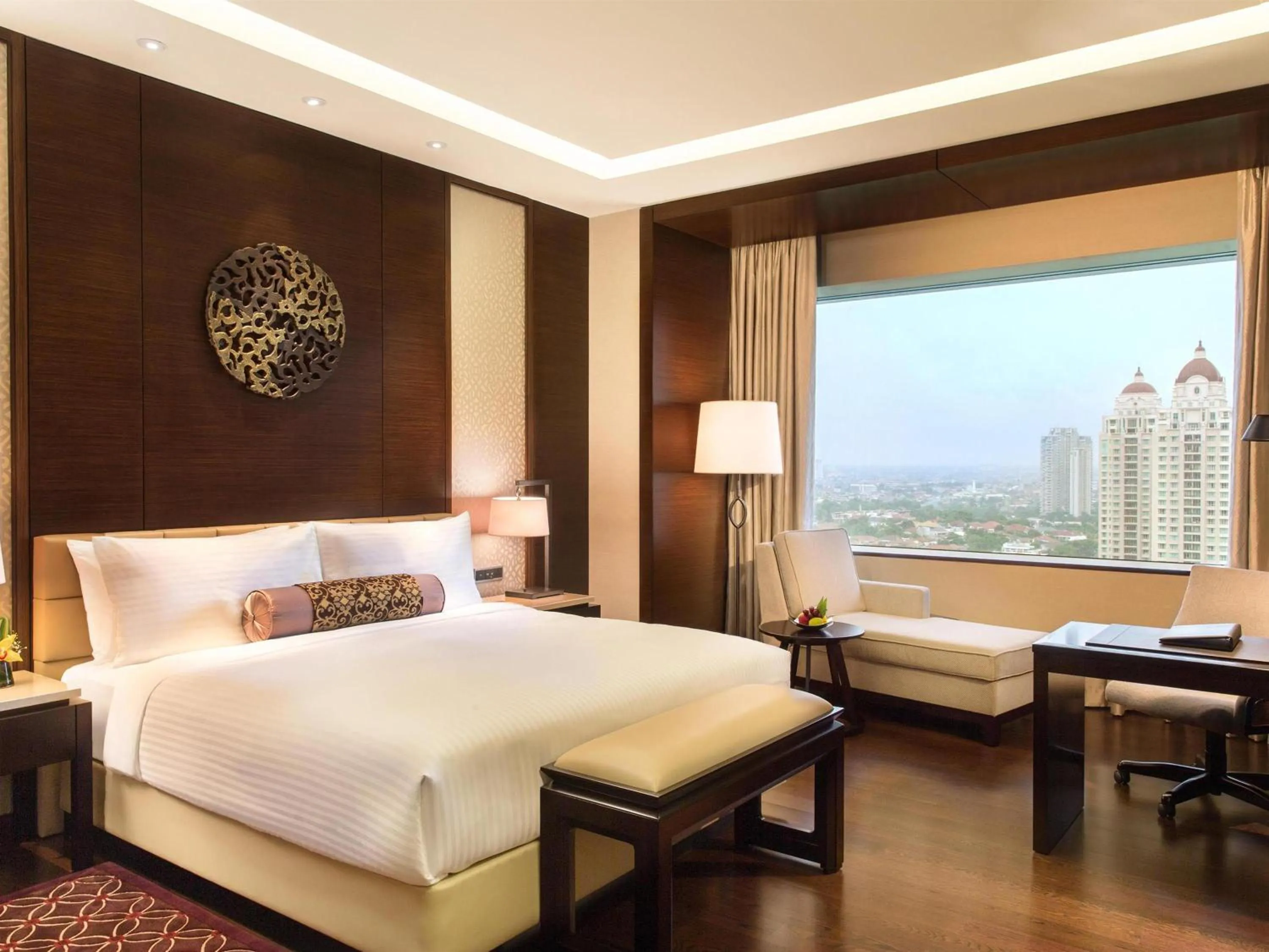 Bedroom, Bed in Fairmont Jakarta