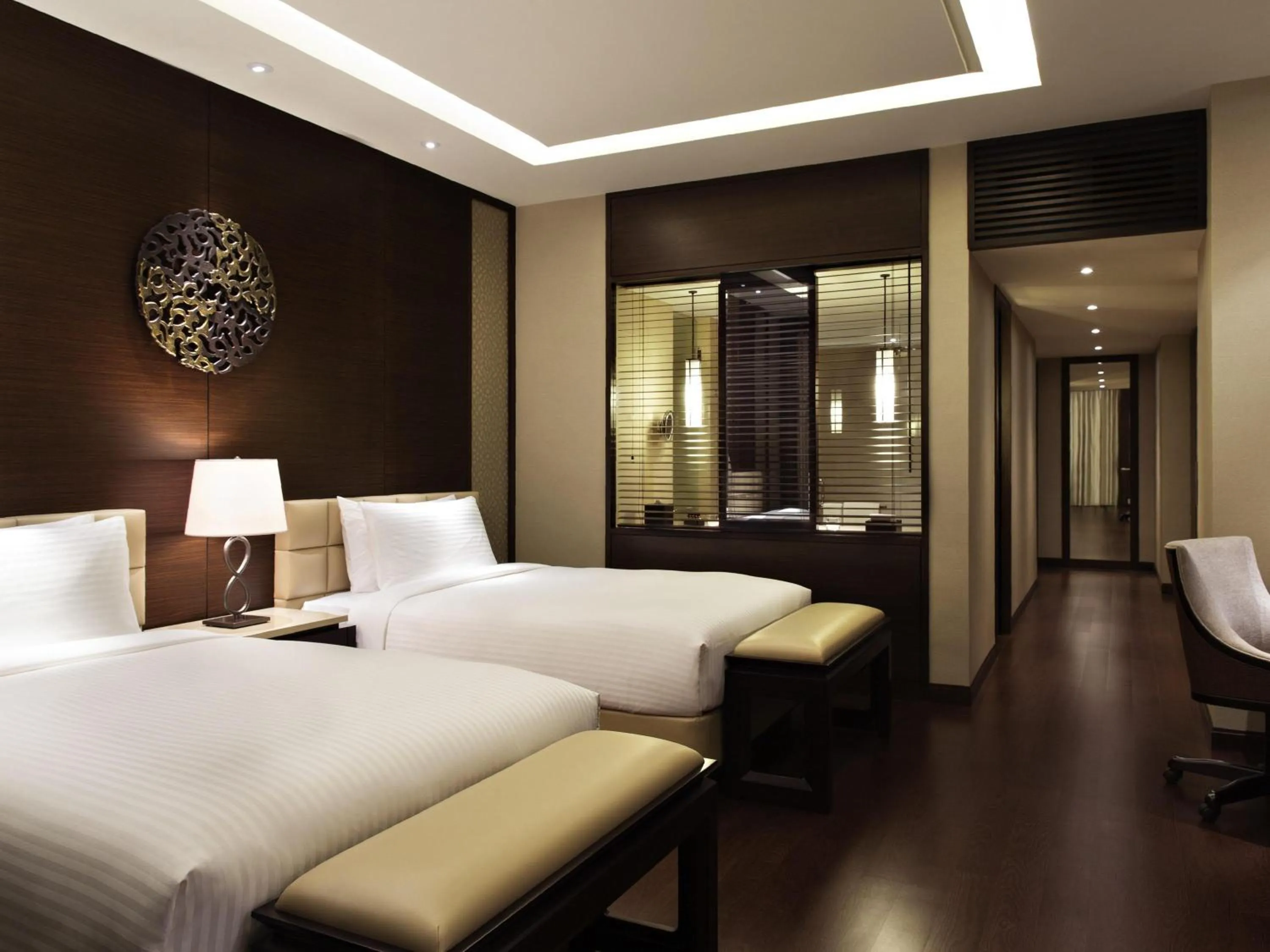 Bedroom, Bed in Fairmont Jakarta
