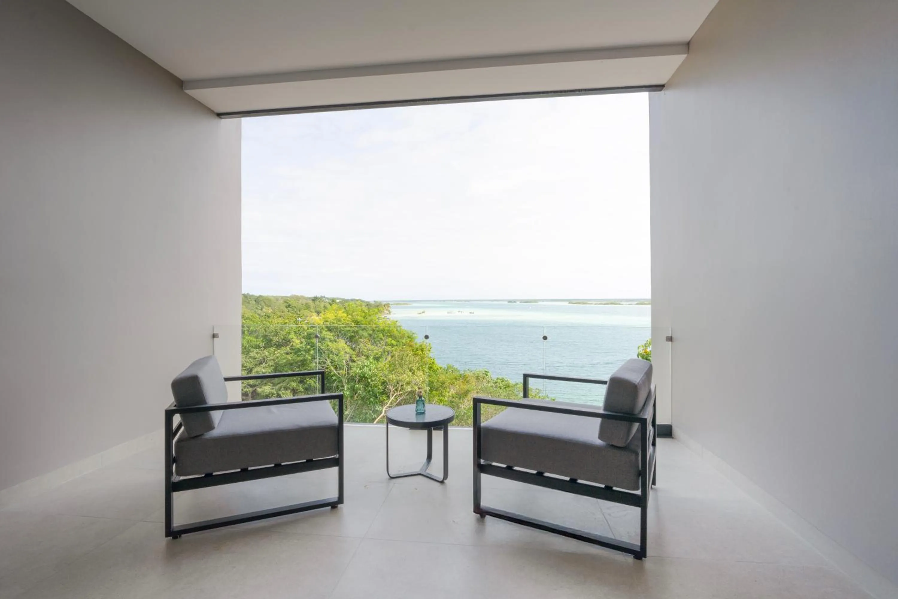 Balcony/Terrace in Amaranto Bacalar Hotel Boutique