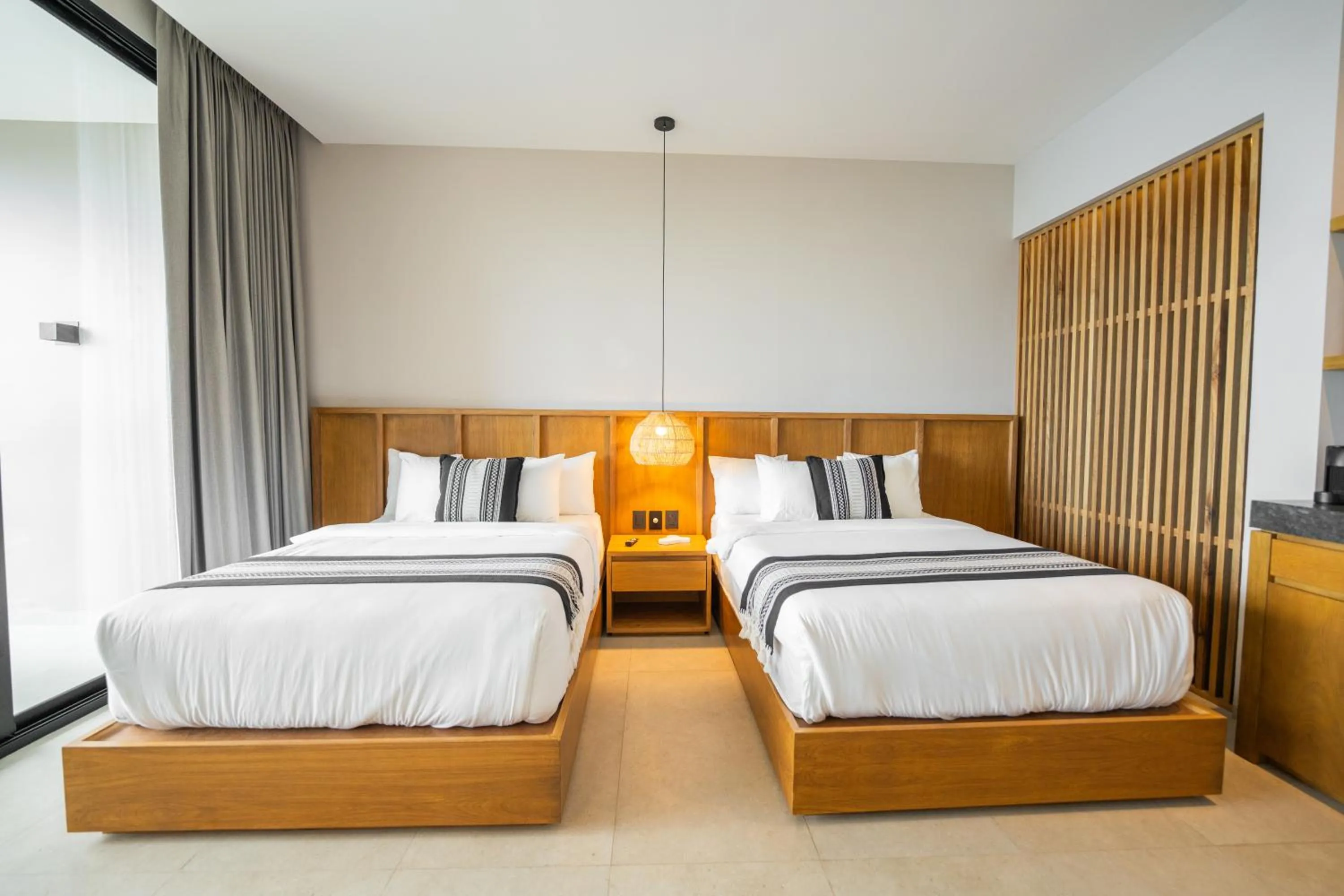 Bed in Amaranto Bacalar Hotel Boutique