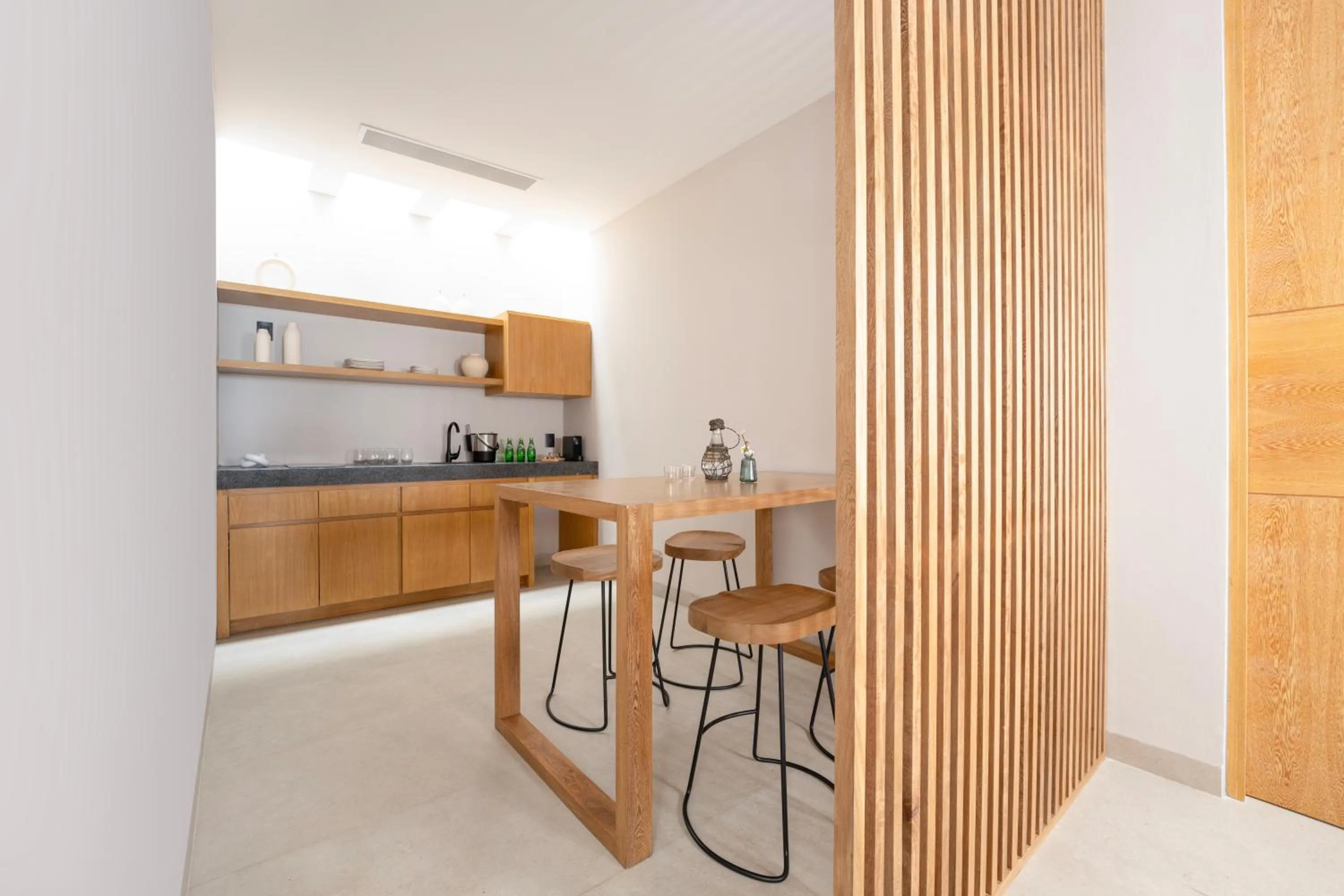 Kitchen or kitchenette in Amaranto Bacalar Hotel Boutique