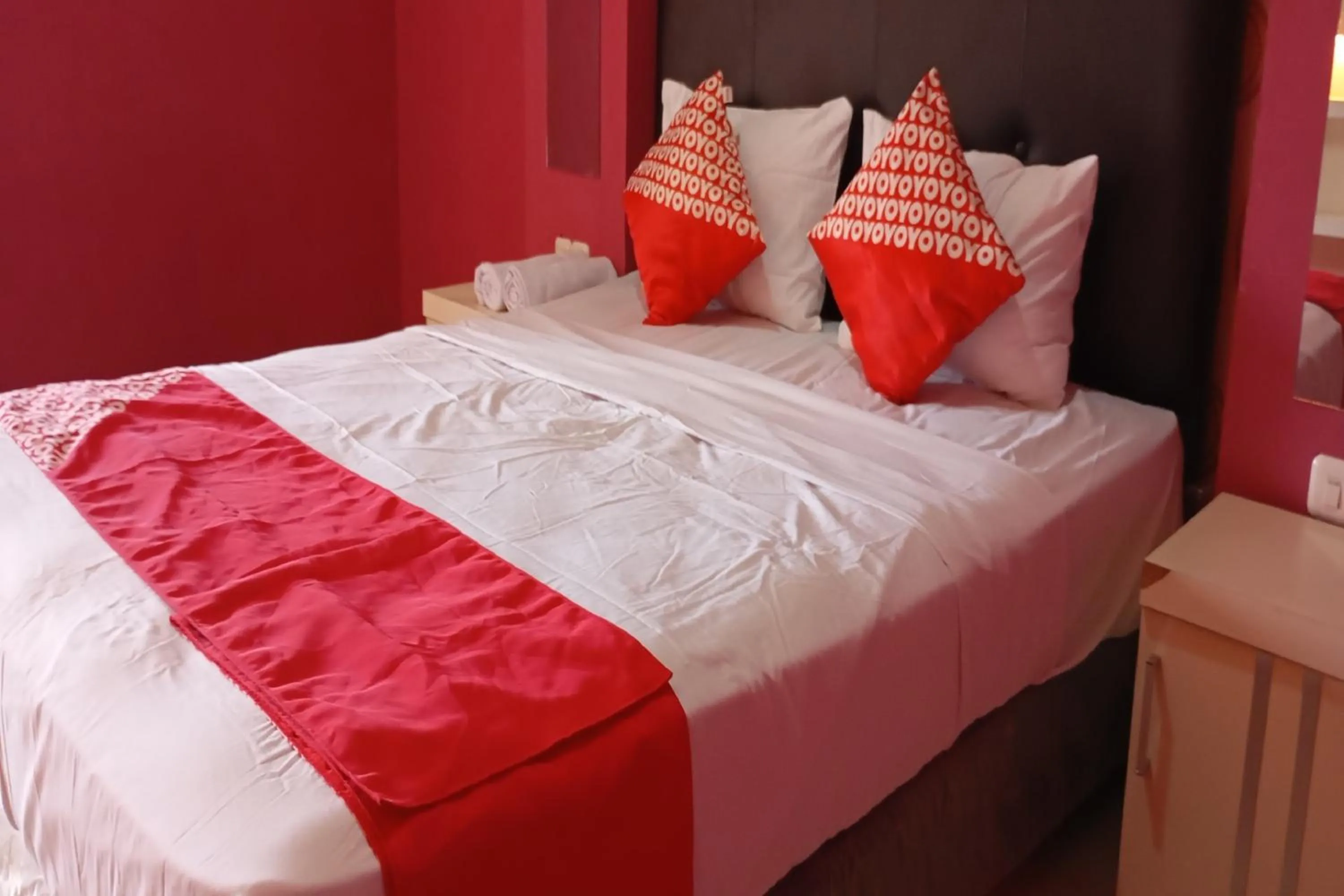 Bedroom, Bed in Hotel O Homestay Puspa Gemilang Syariah