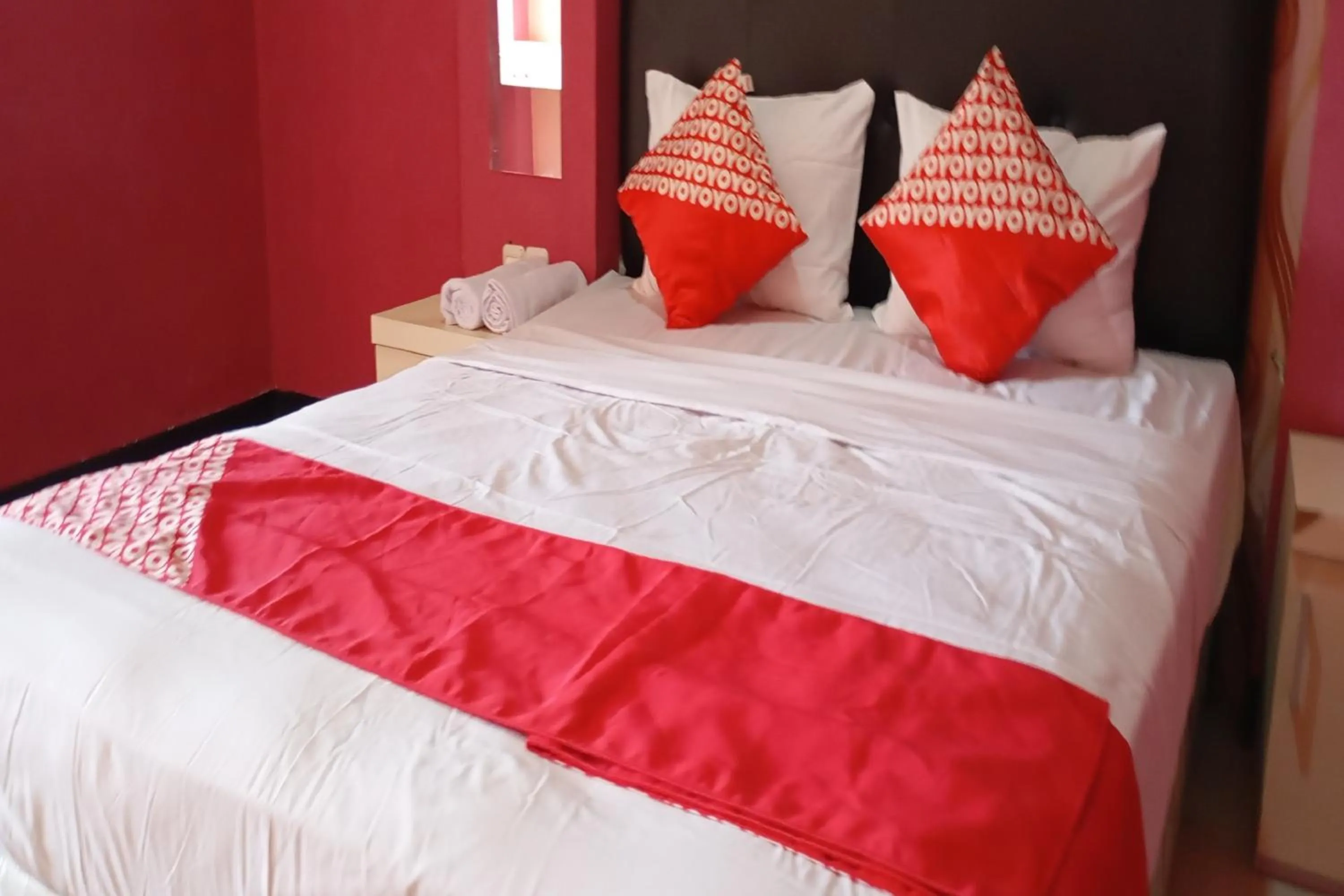 Bedroom, Bed in Hotel O Homestay Puspa Gemilang Syariah