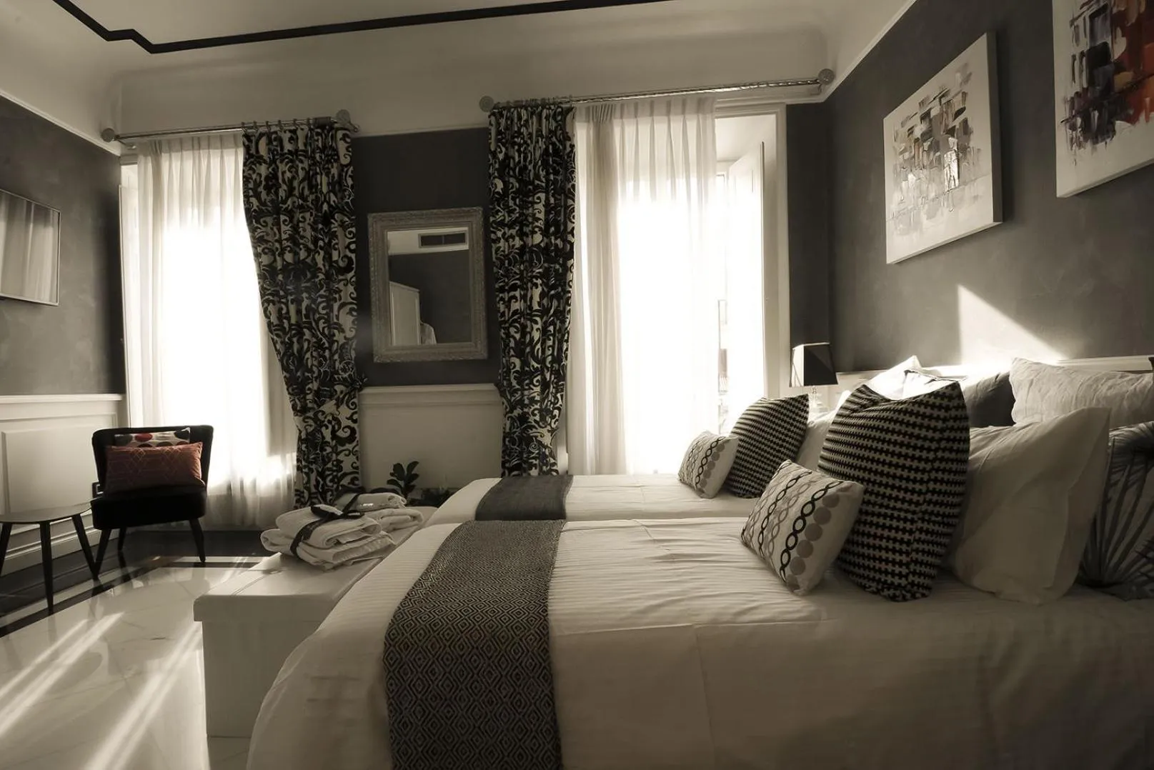 Bed in Suite Spagna 29