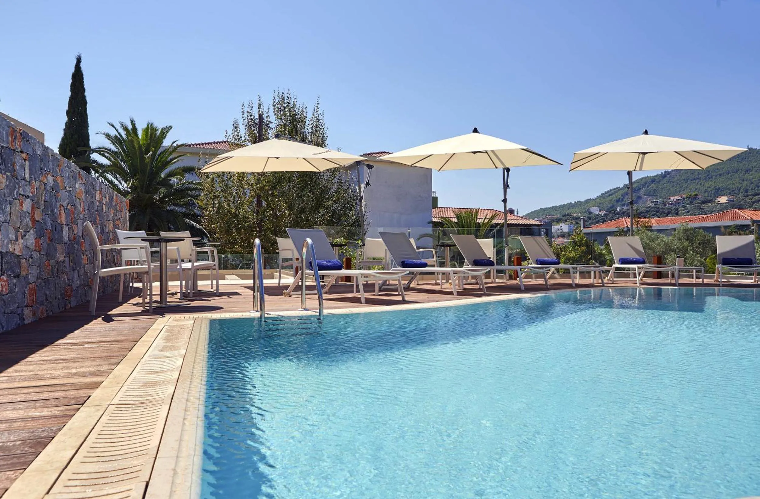 Swimming pool in Mystery Skiathos Luxury Residence