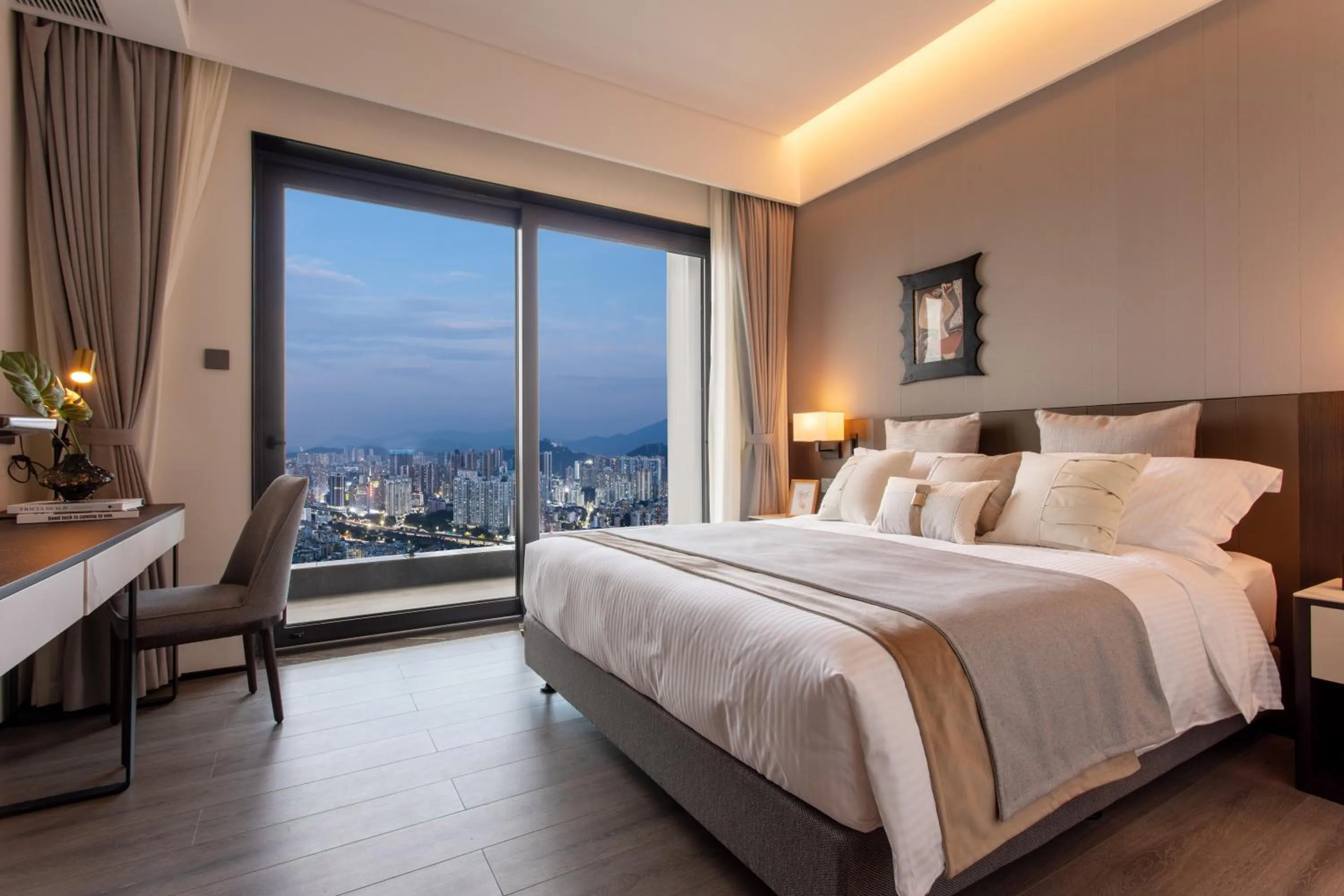 Bed in Ascott Fengyishan Shenzhen
