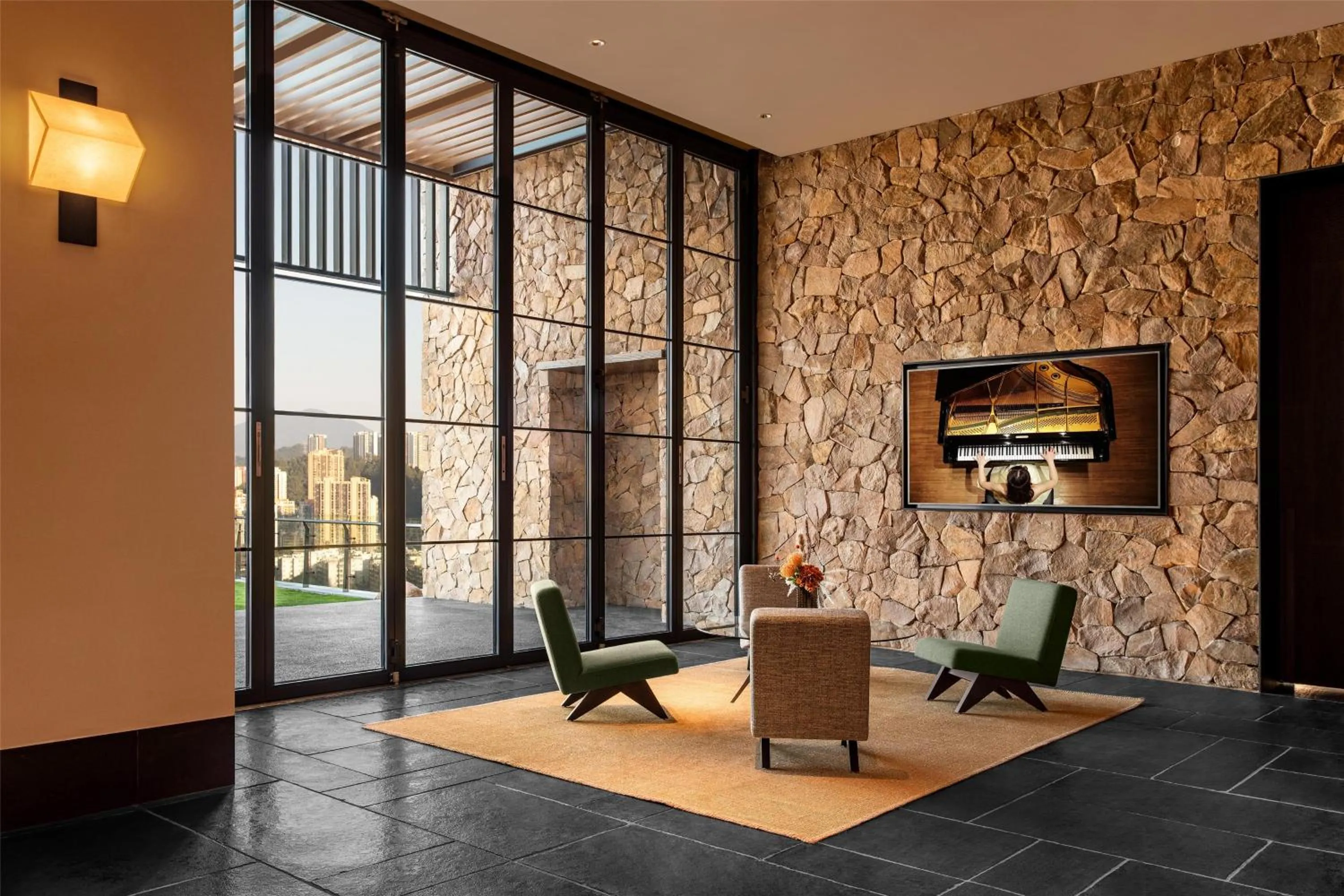 Lobby or reception in Ascott Fengyishan Shenzhen