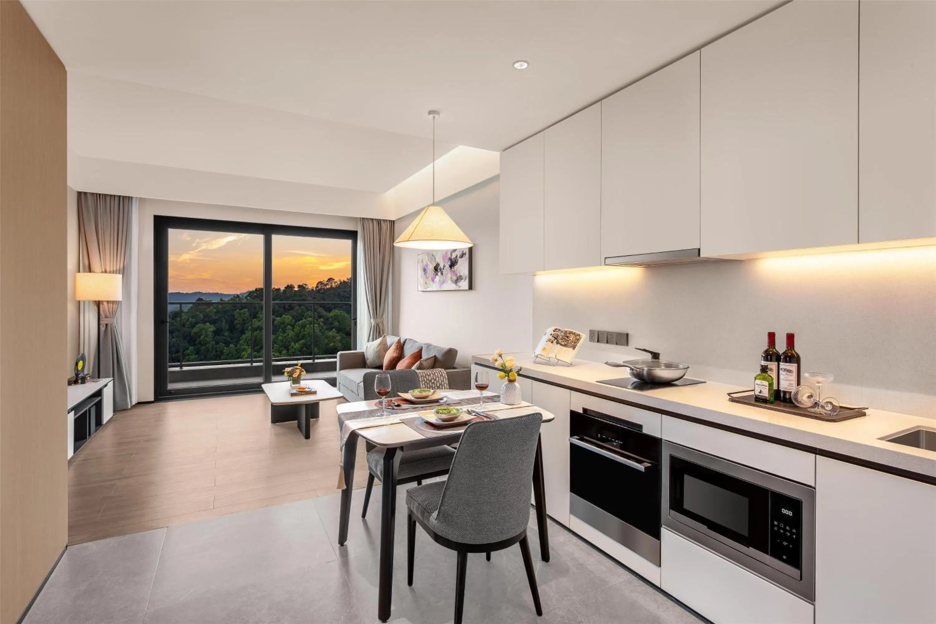 Bedroom in Ascott Fengyishan Shenzhen