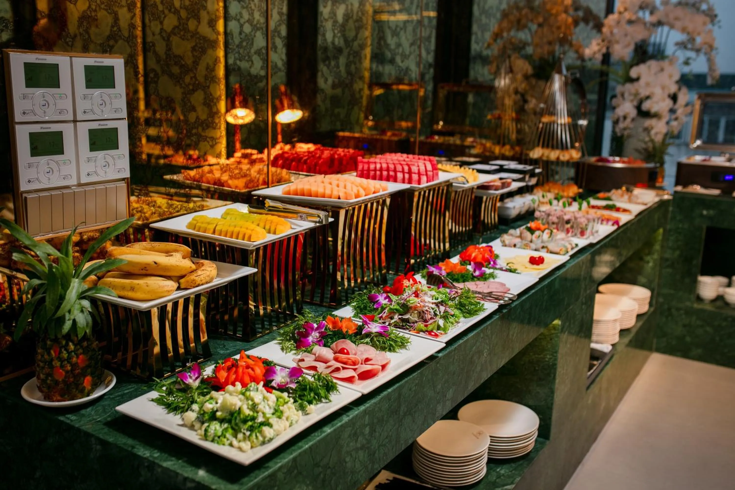 Food in Le Premier Hotel & Rooftop Bar