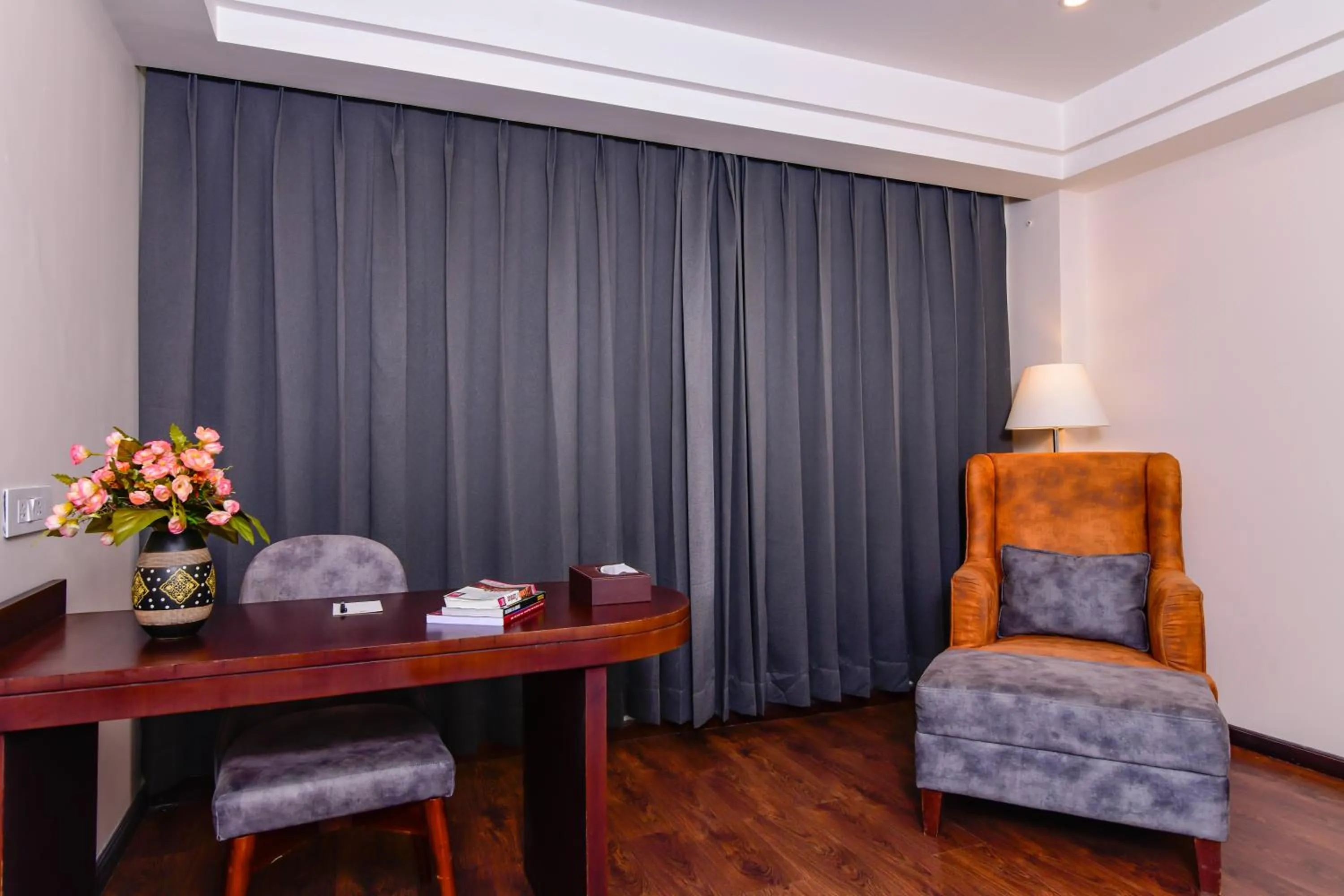 Seating area in Tsokar Retreat