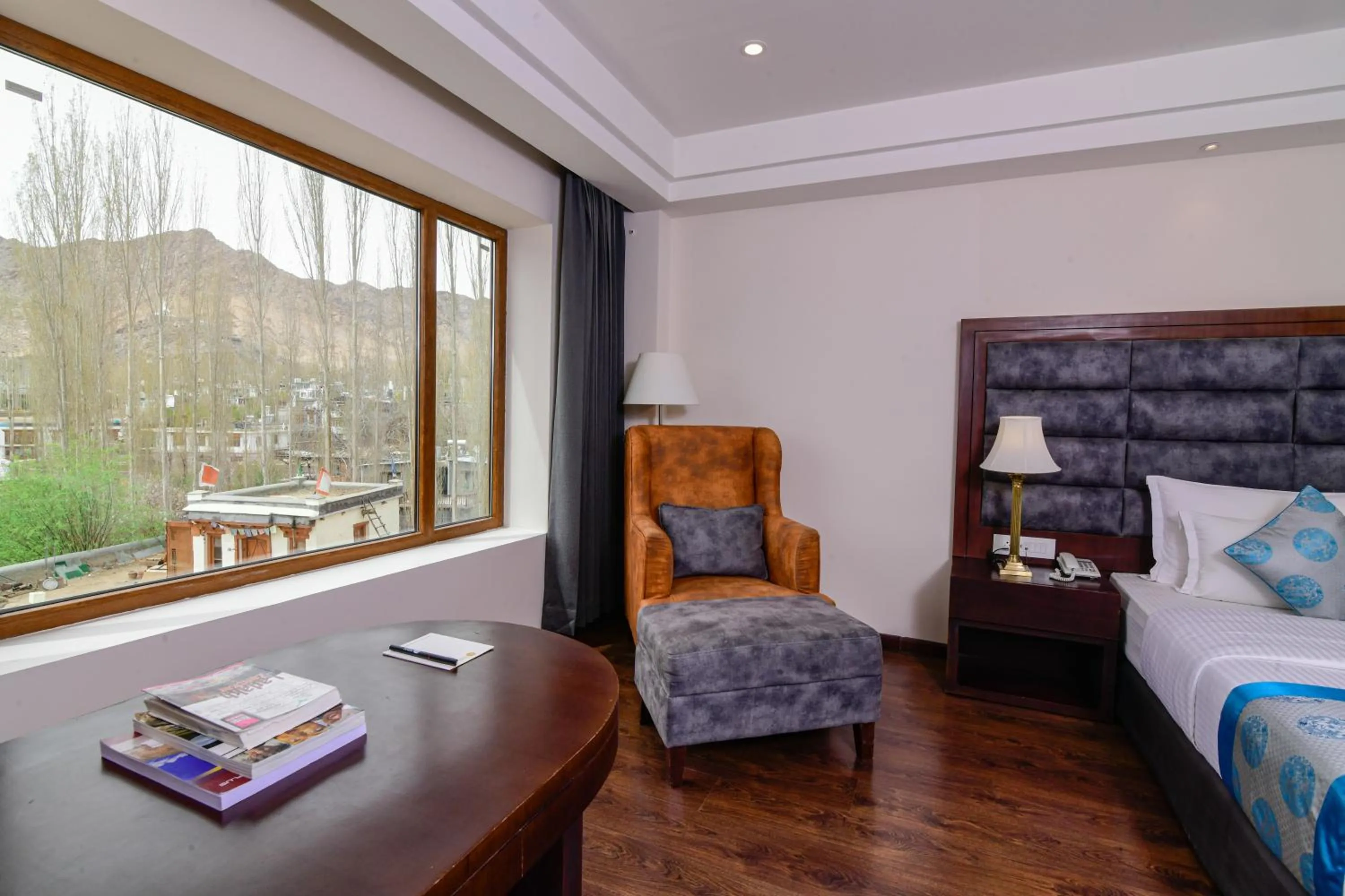 Mountain view, Bed in Tsokar Retreat