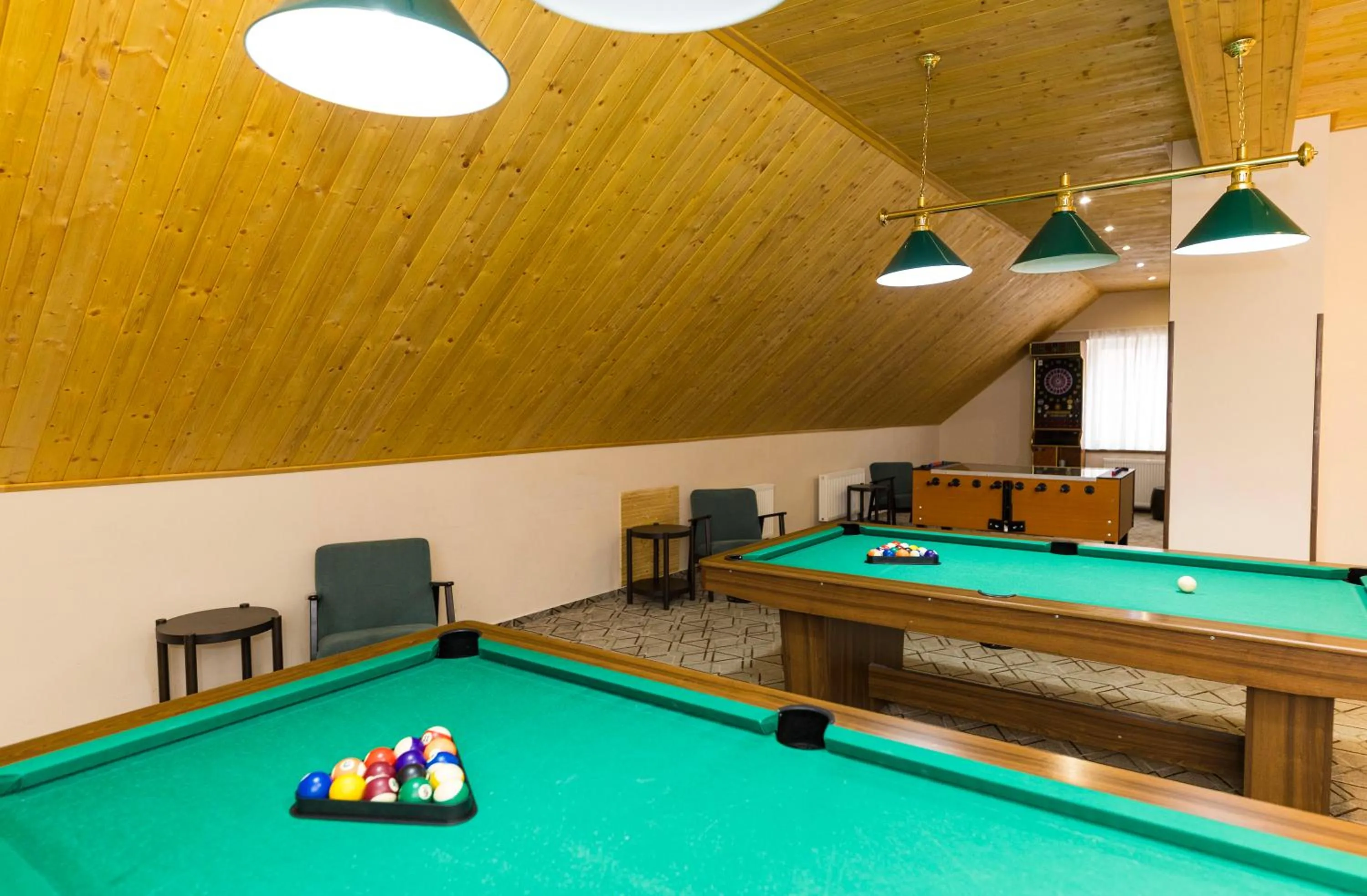 Game Room in Hotel Tetřeví Boudy