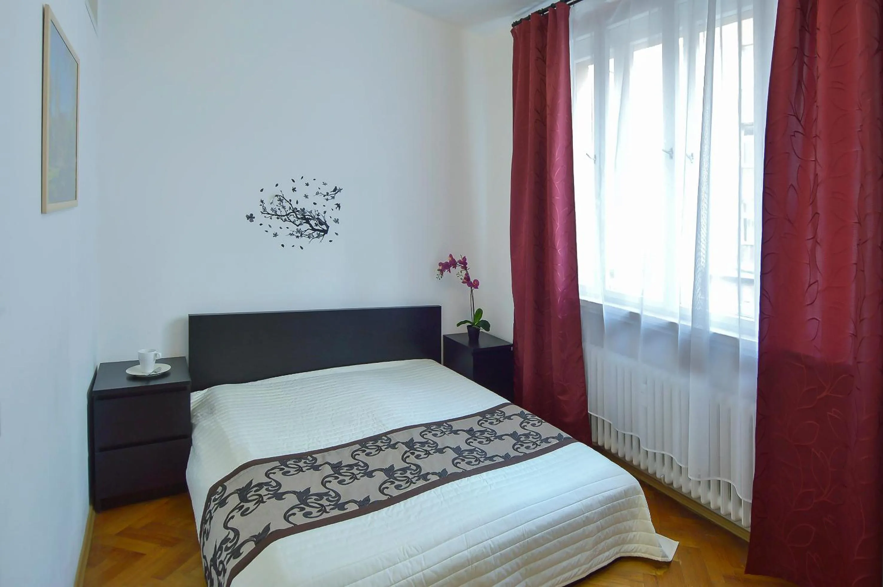 Bed in Modern Apartment Navrátilova II
