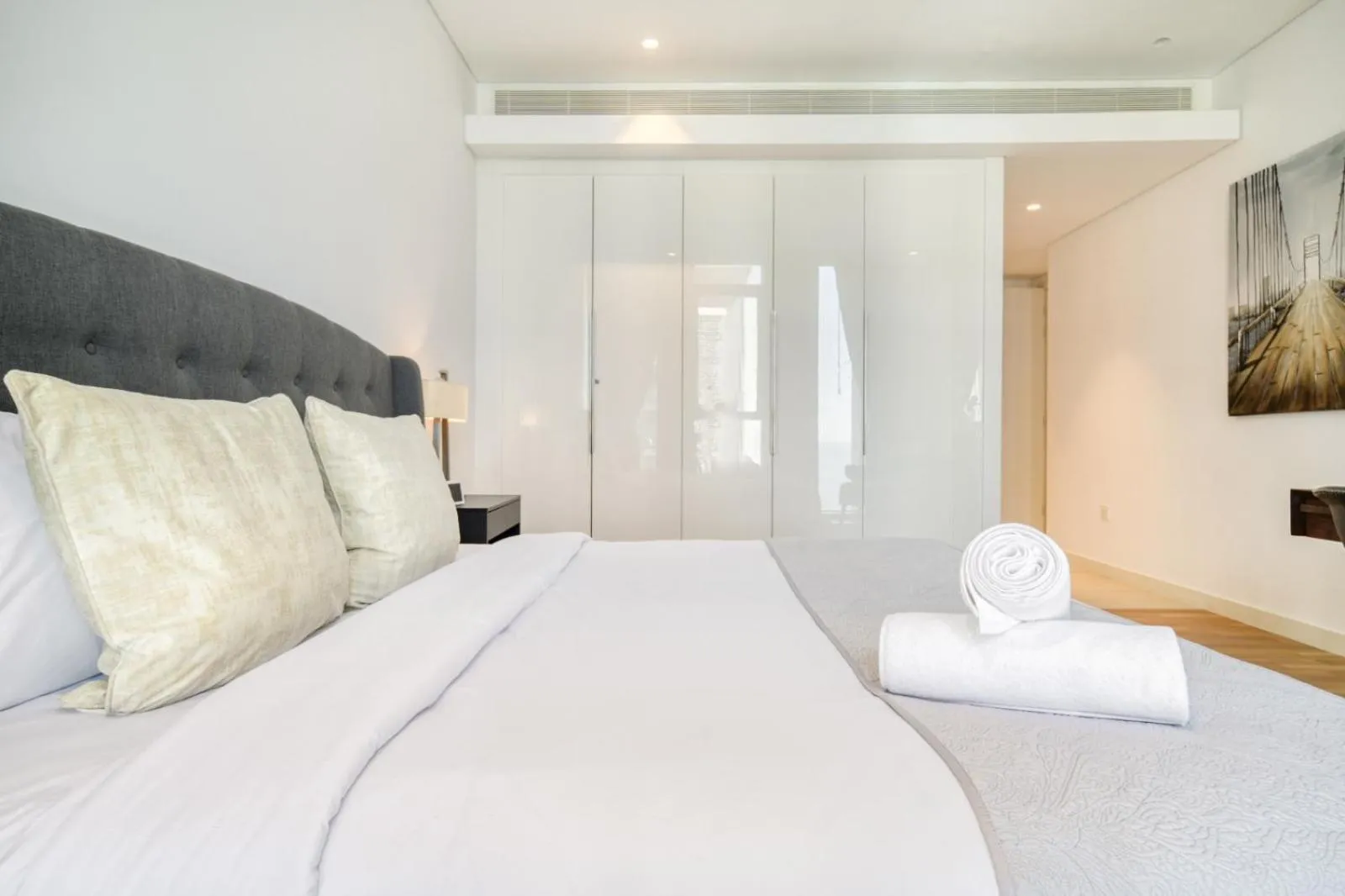 Bedroom, Bed in Shadow Of The Sun by Lagom