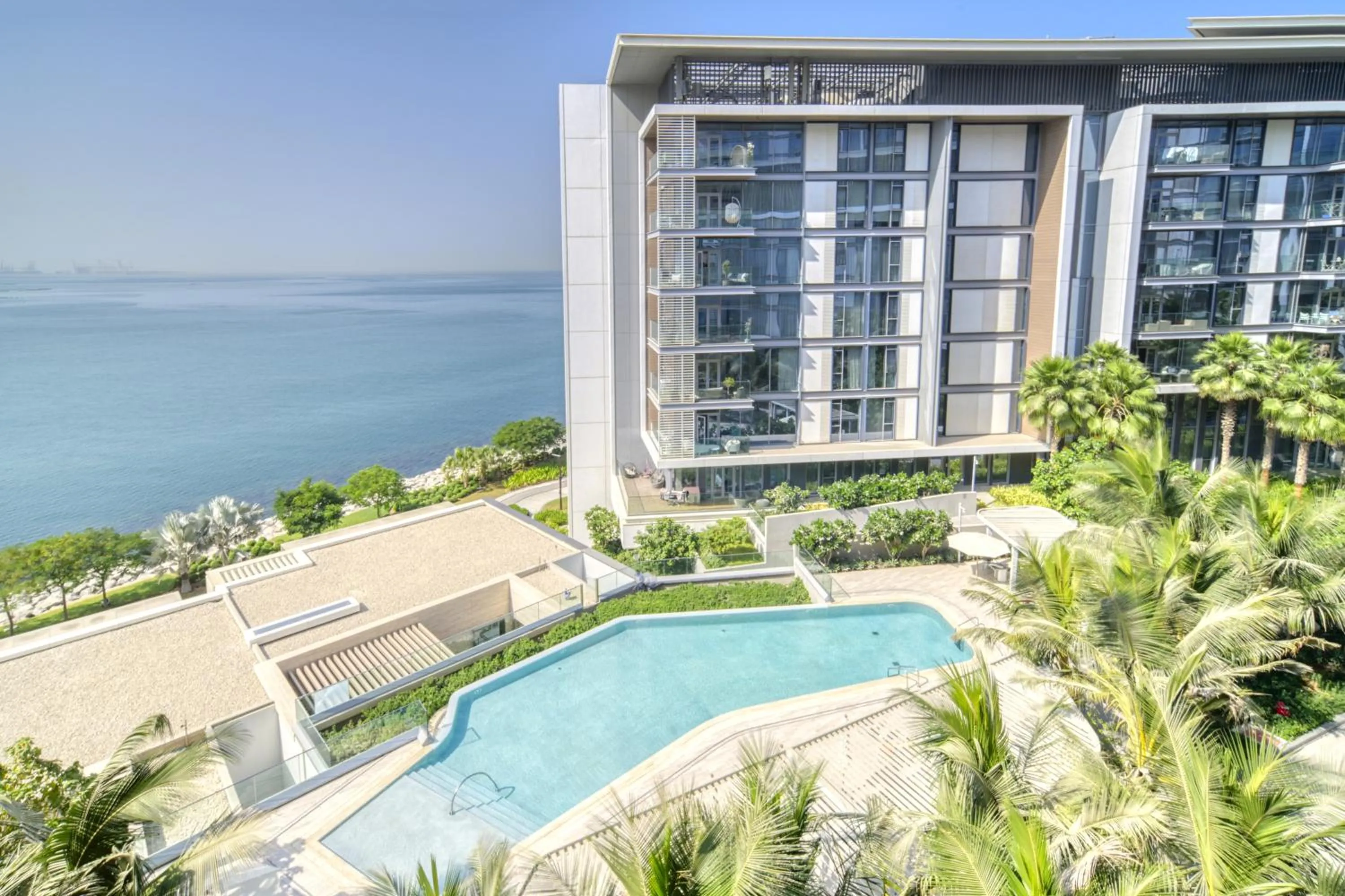 Pool view in Shadow Of The Sun by Lagom