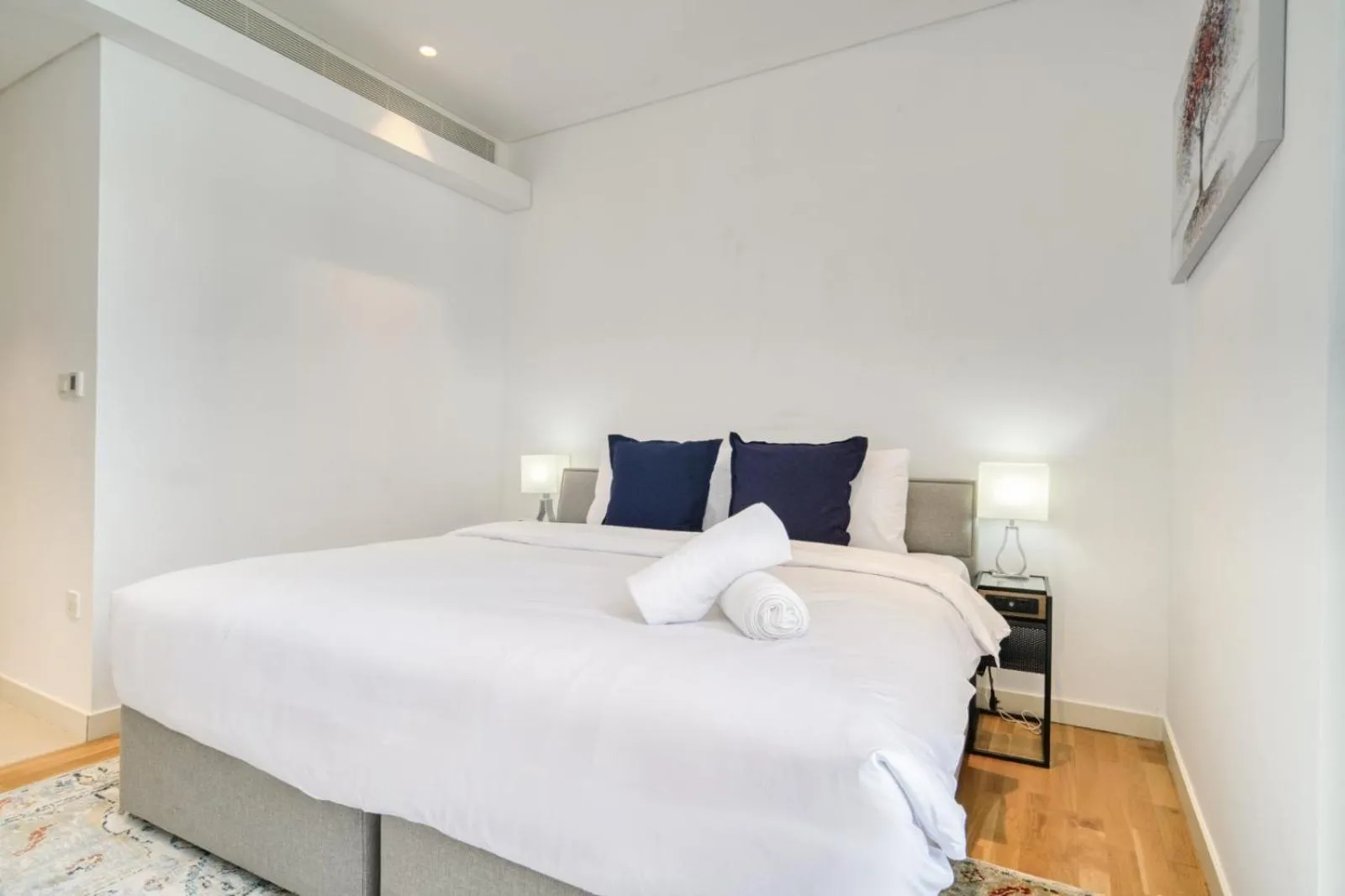 Bedroom, Bed in Shadow Of The Sun by Lagom