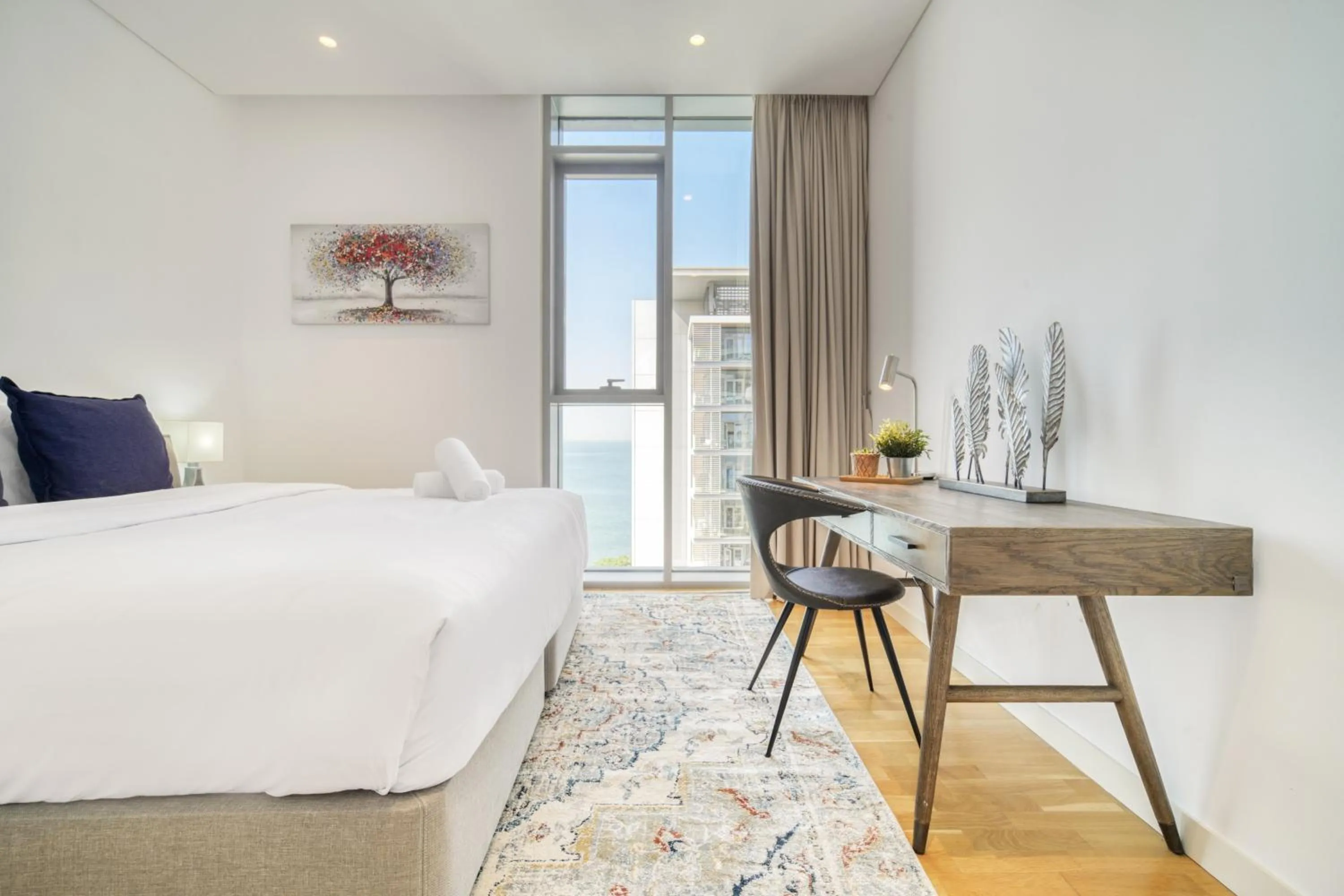 Bedroom, Bed in Shadow Of The Sun by Lagom