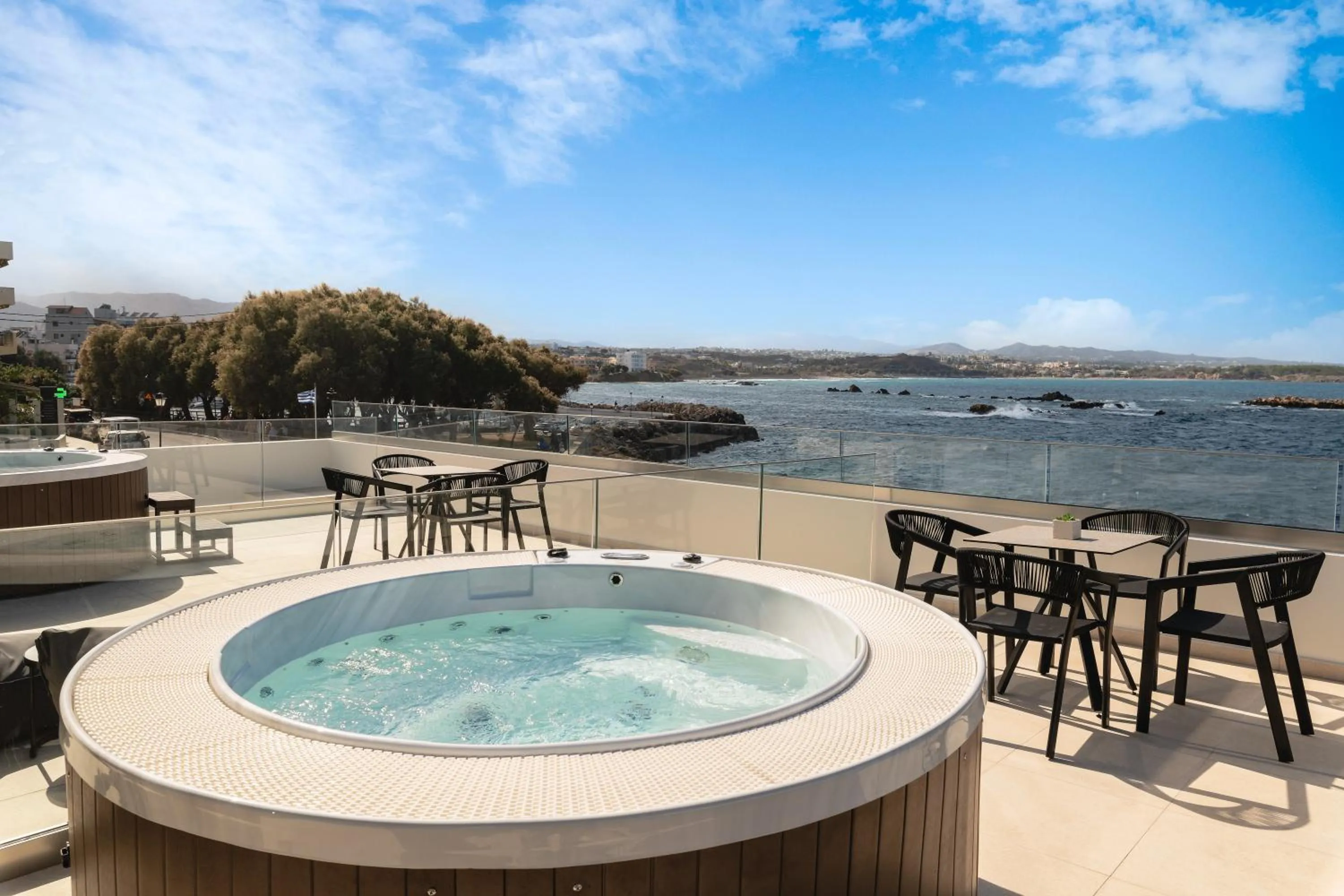 Patio in Elia Sea Suites