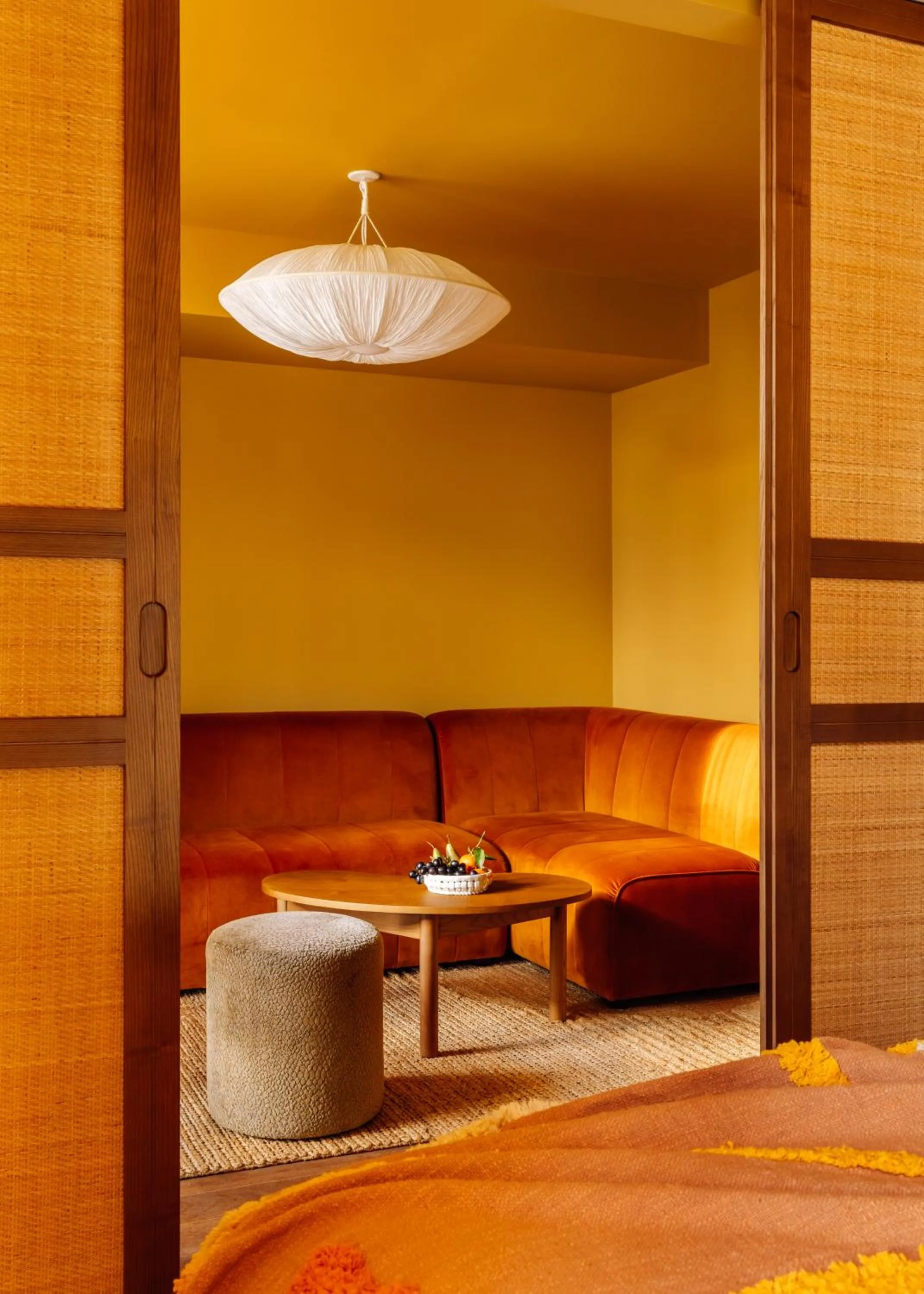 Living room in Le Jardin de Verre by Locke