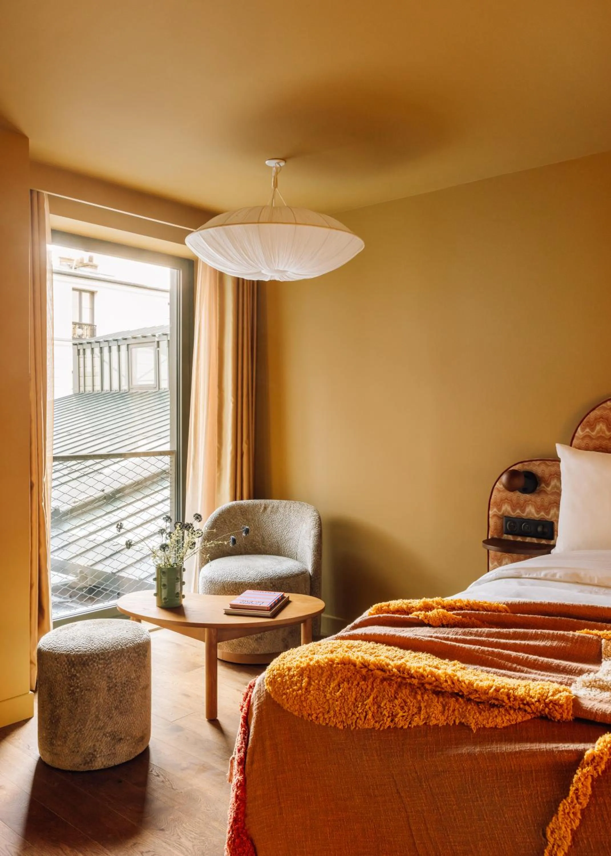 Bedroom in Le Jardin de Verre by Locke