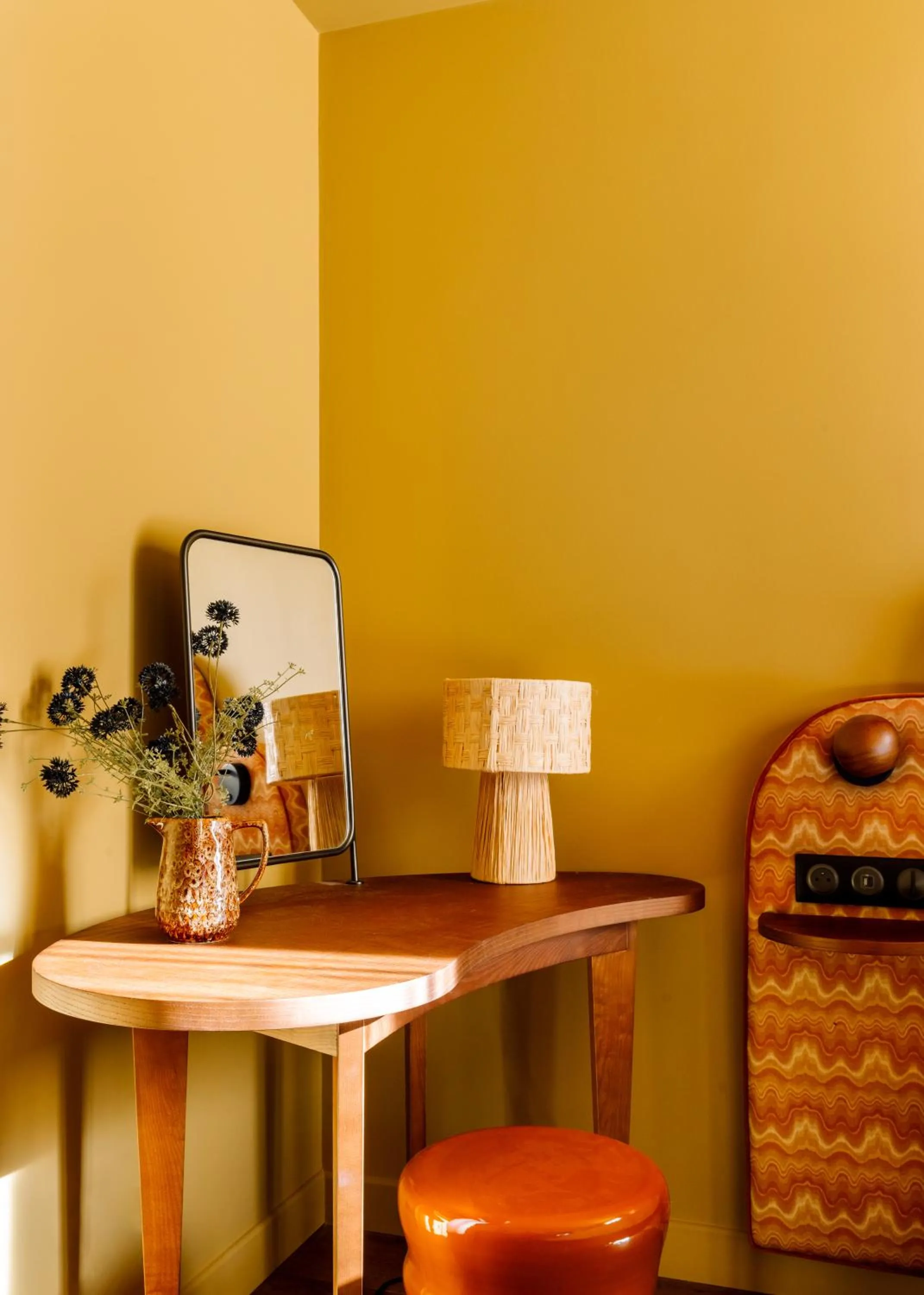 Bedroom in Le Jardin de Verre by Locke