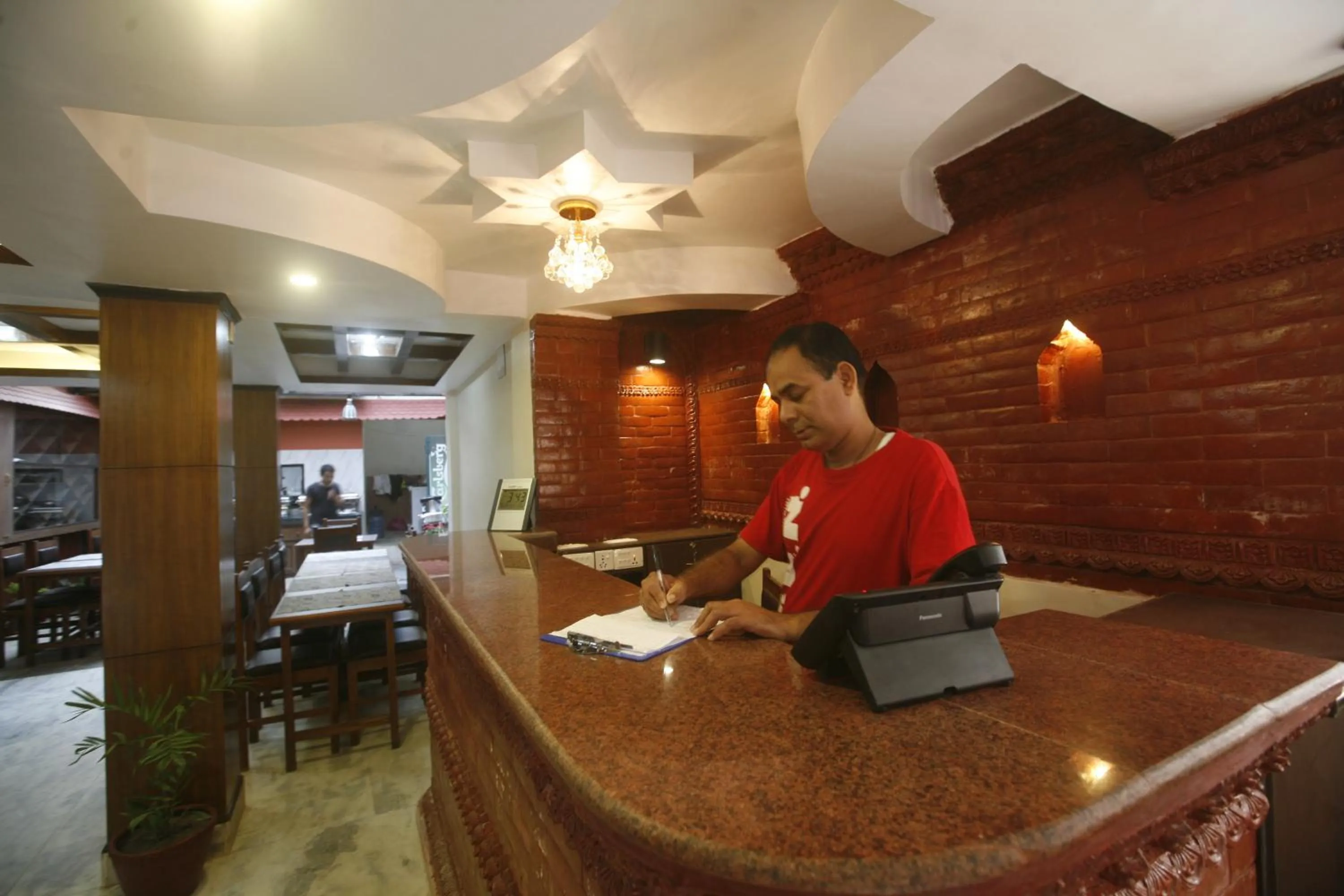 Lobby or reception in Hotel Bubo Himalaya