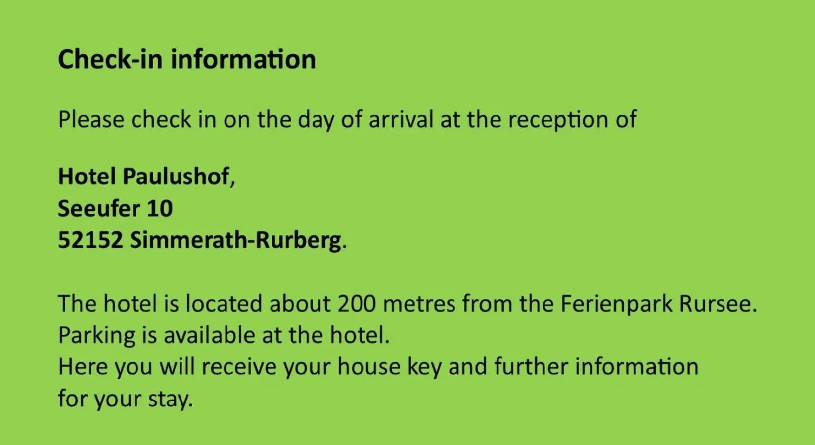 Property building in Ferienpark Rursee