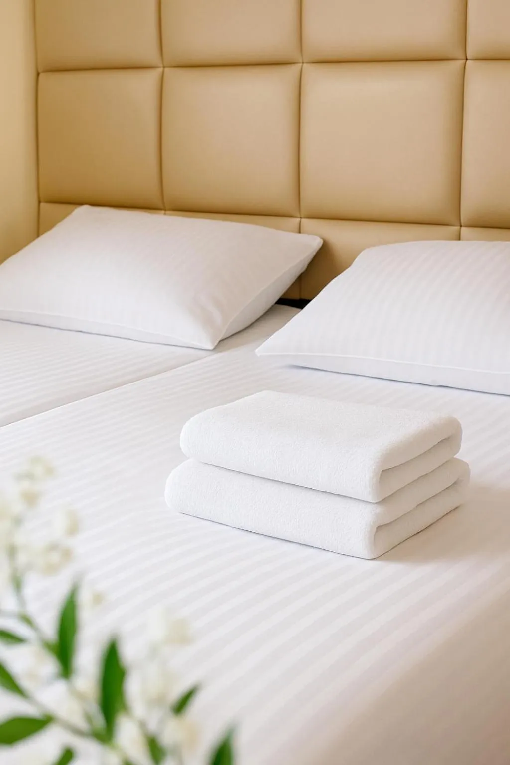 Bed in Hotel Kamieniczka