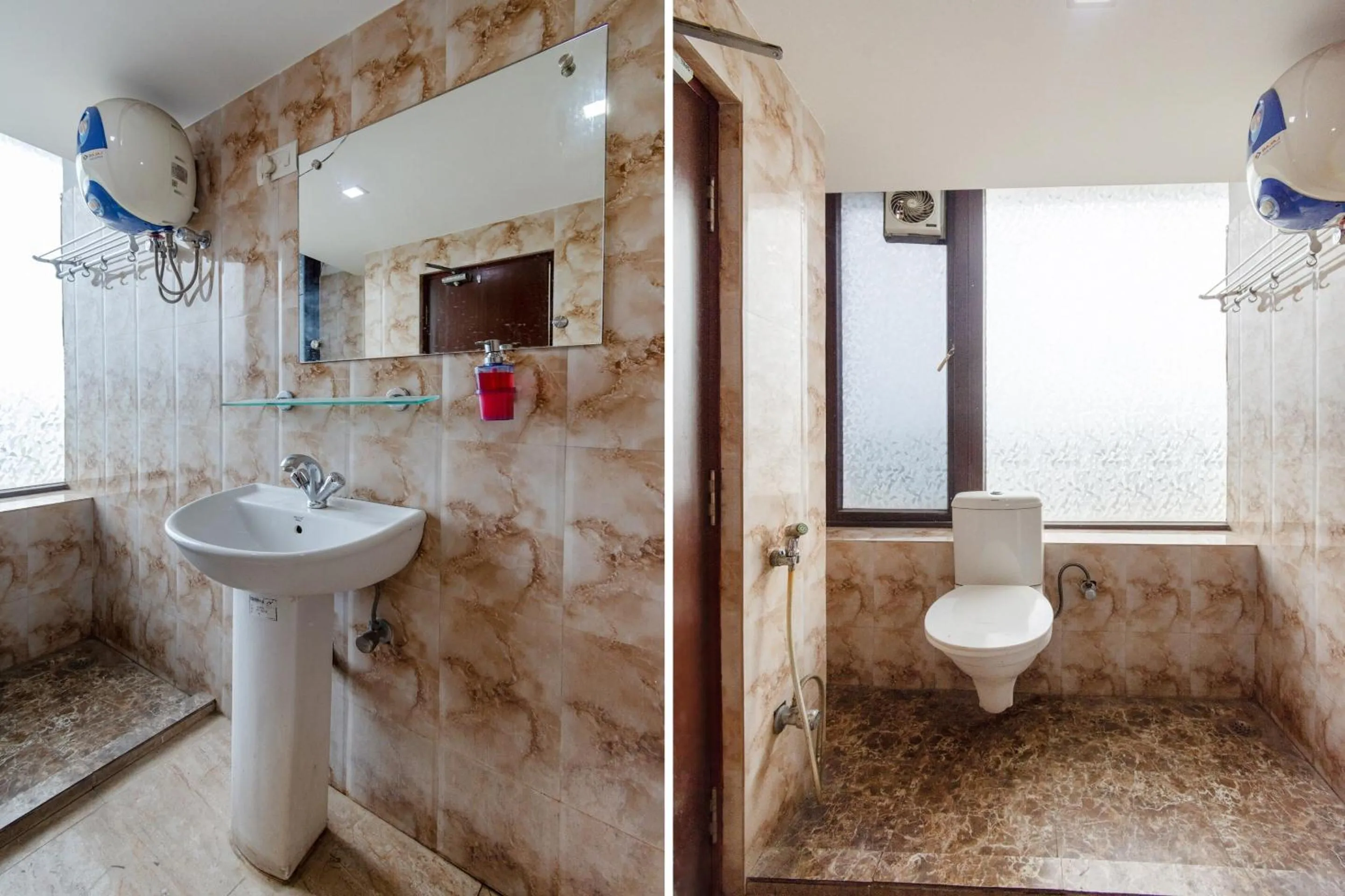 Bathroom in Collection O Raj Darbar Near City Centre