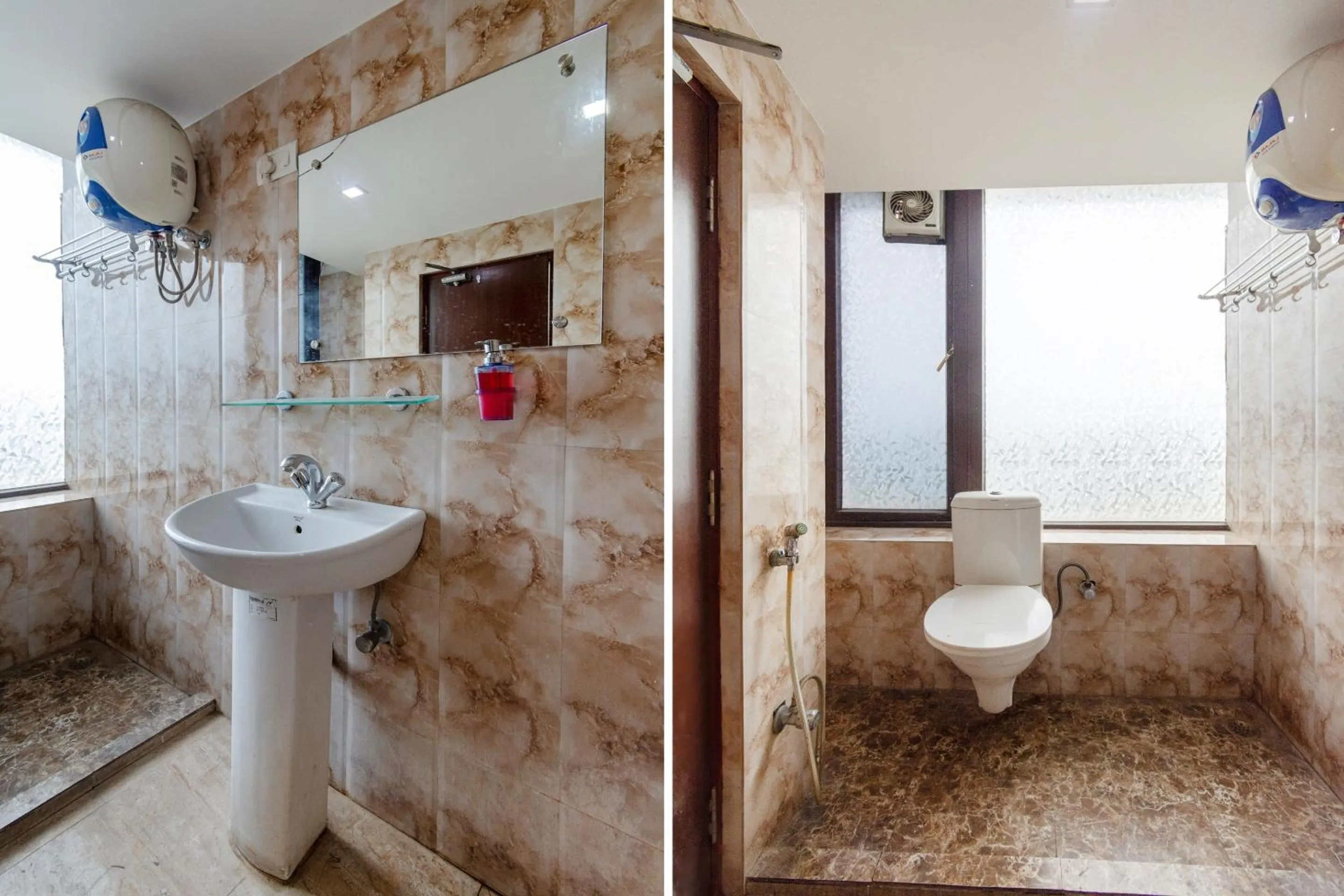Bathroom in Collection O Raj Darbar Near City Centre