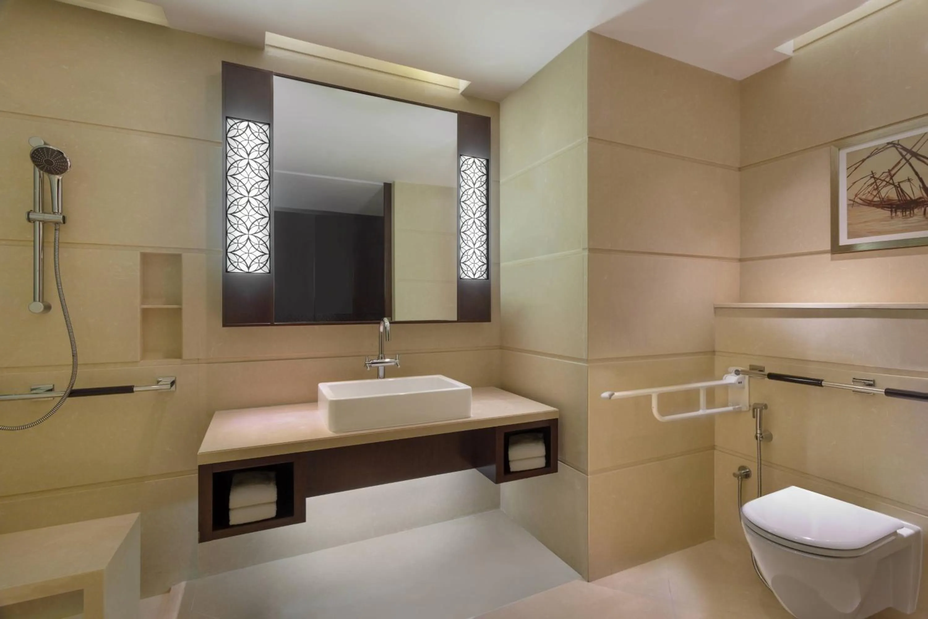 Bathroom in Kochi Marriott Hotel